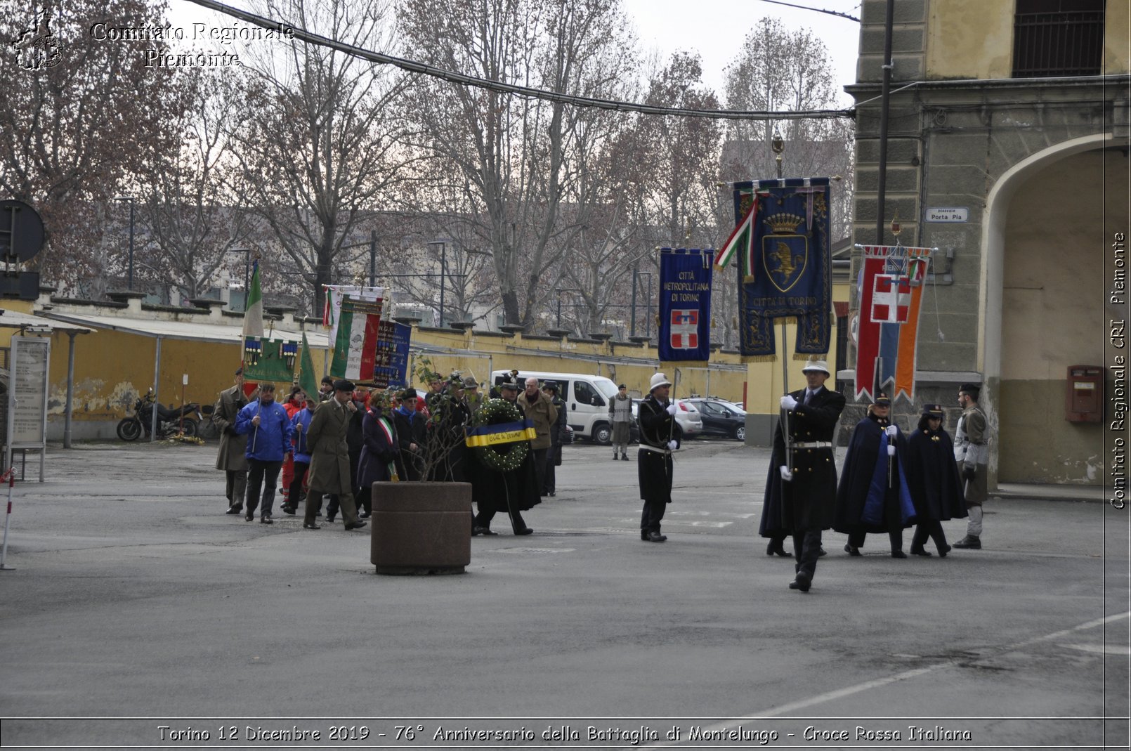 Torino 12 Dicembre 2019 - 76 Anniversario della Battaglia di Montelungo - Croce Rossa Italiana