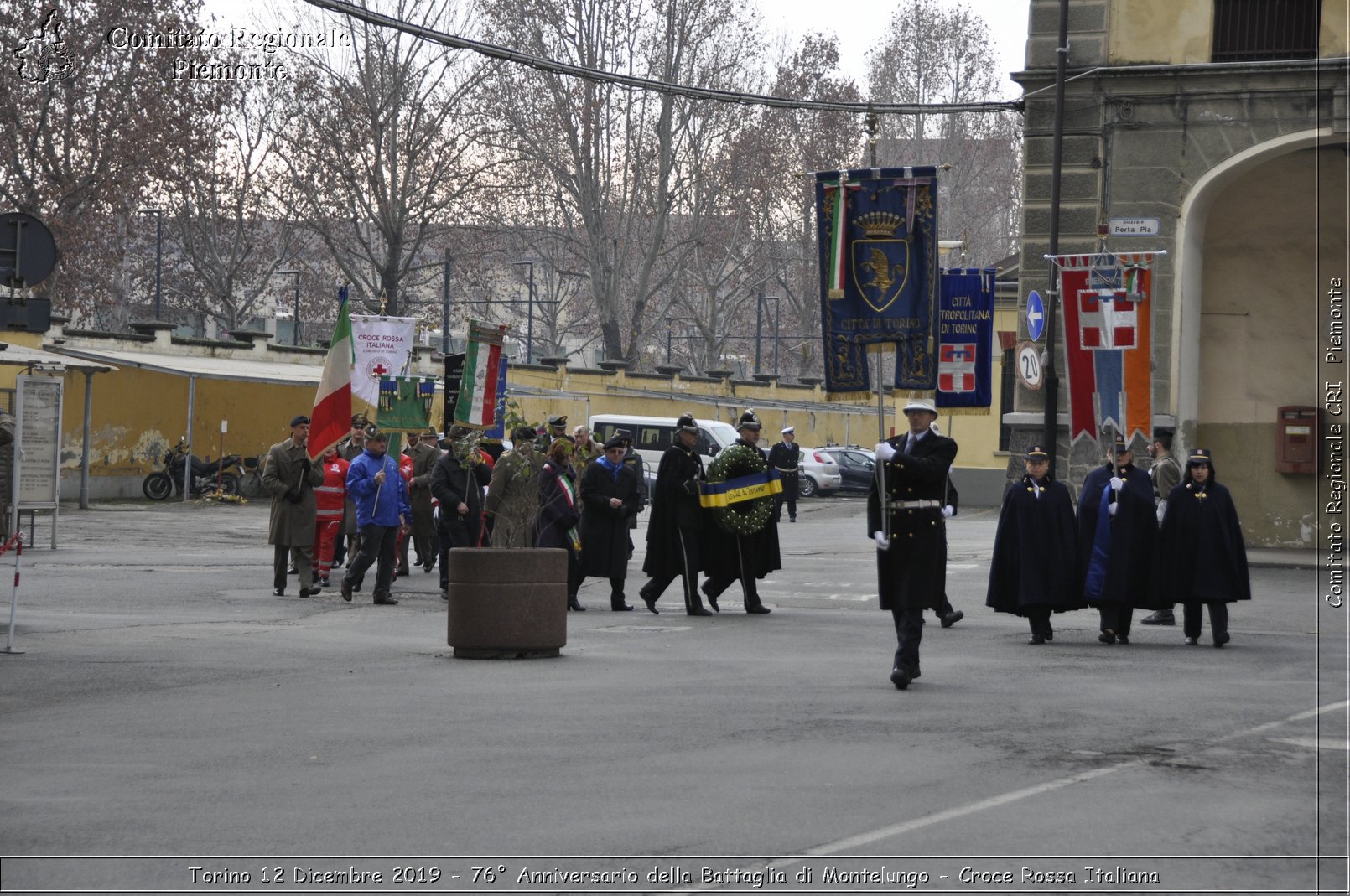 Torino 12 Dicembre 2019 - 76 Anniversario della Battaglia di Montelungo - Croce Rossa Italiana