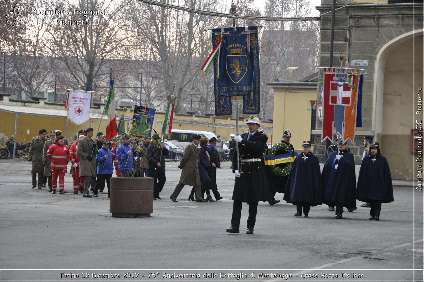 Torino 12 Dicembre 2019 - 76 Anniversario della Battaglia di Montelungo - Croce Rossa Italiana