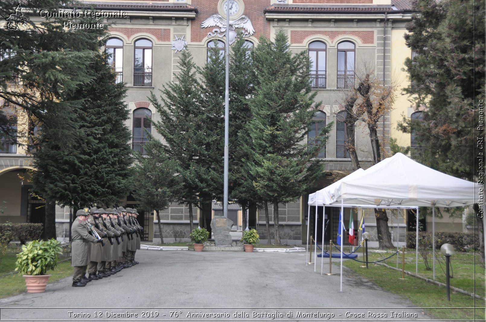 Torino 12 Dicembre 2019 - 76 Anniversario della Battaglia di Montelungo - Croce Rossa Italiana