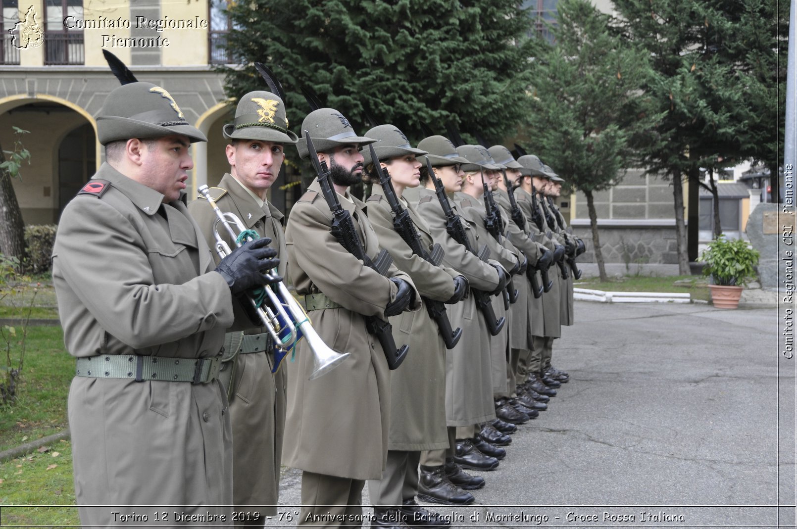 Torino 12 Dicembre 2019 - 76 Anniversario della Battaglia di Montelungo - Croce Rossa Italiana