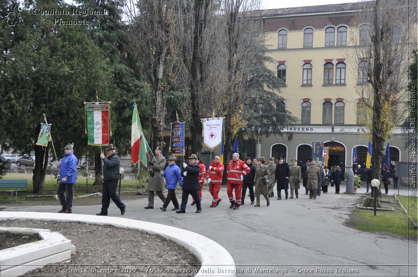 Torino 12 Dicembre 2019 - 76 Anniversario della Battaglia di Montelungo - Croce Rossa Italiana