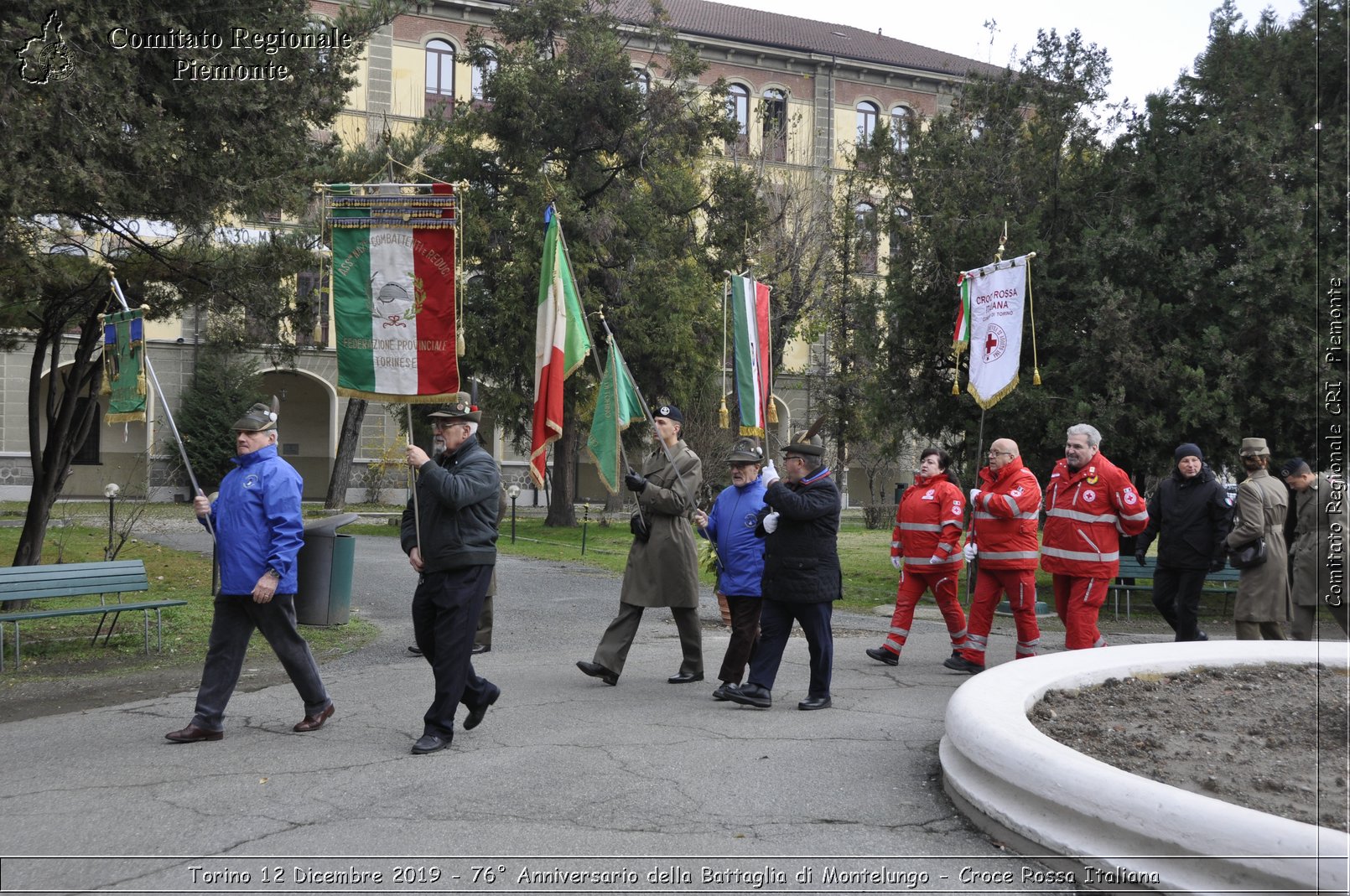 Torino 12 Dicembre 2019 - 76 Anniversario della Battaglia di Montelungo - Croce Rossa Italiana