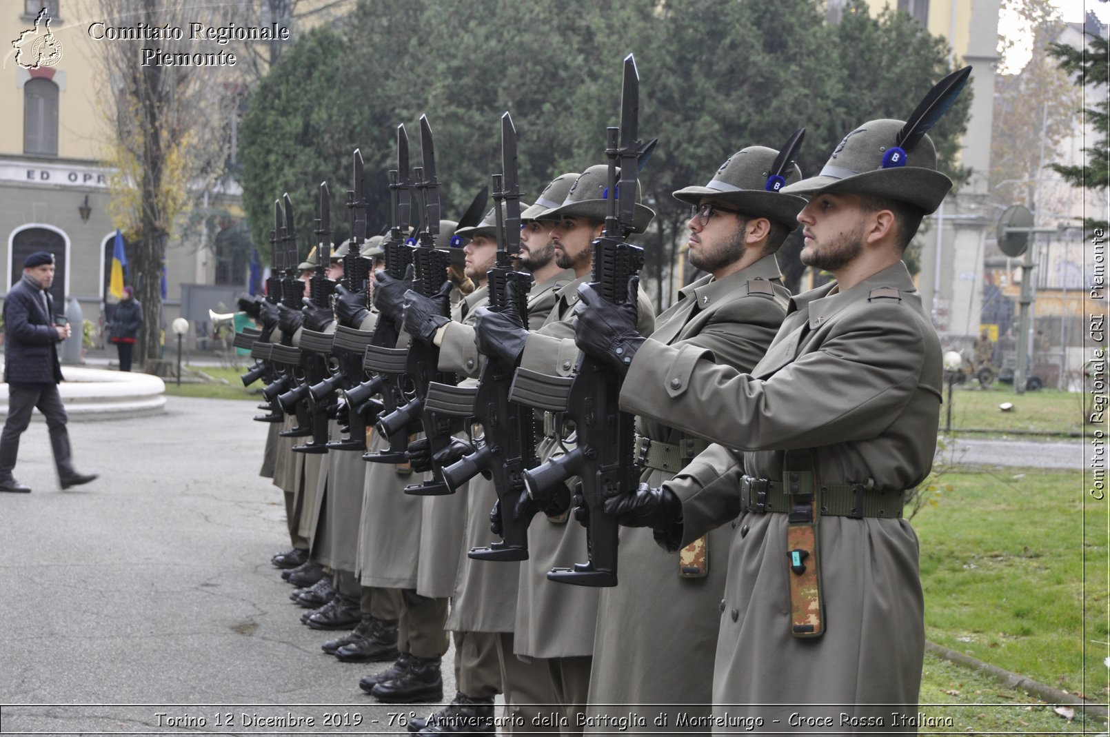 Torino 12 Dicembre 2019 - 76 Anniversario della Battaglia di Montelungo - Croce Rossa Italiana