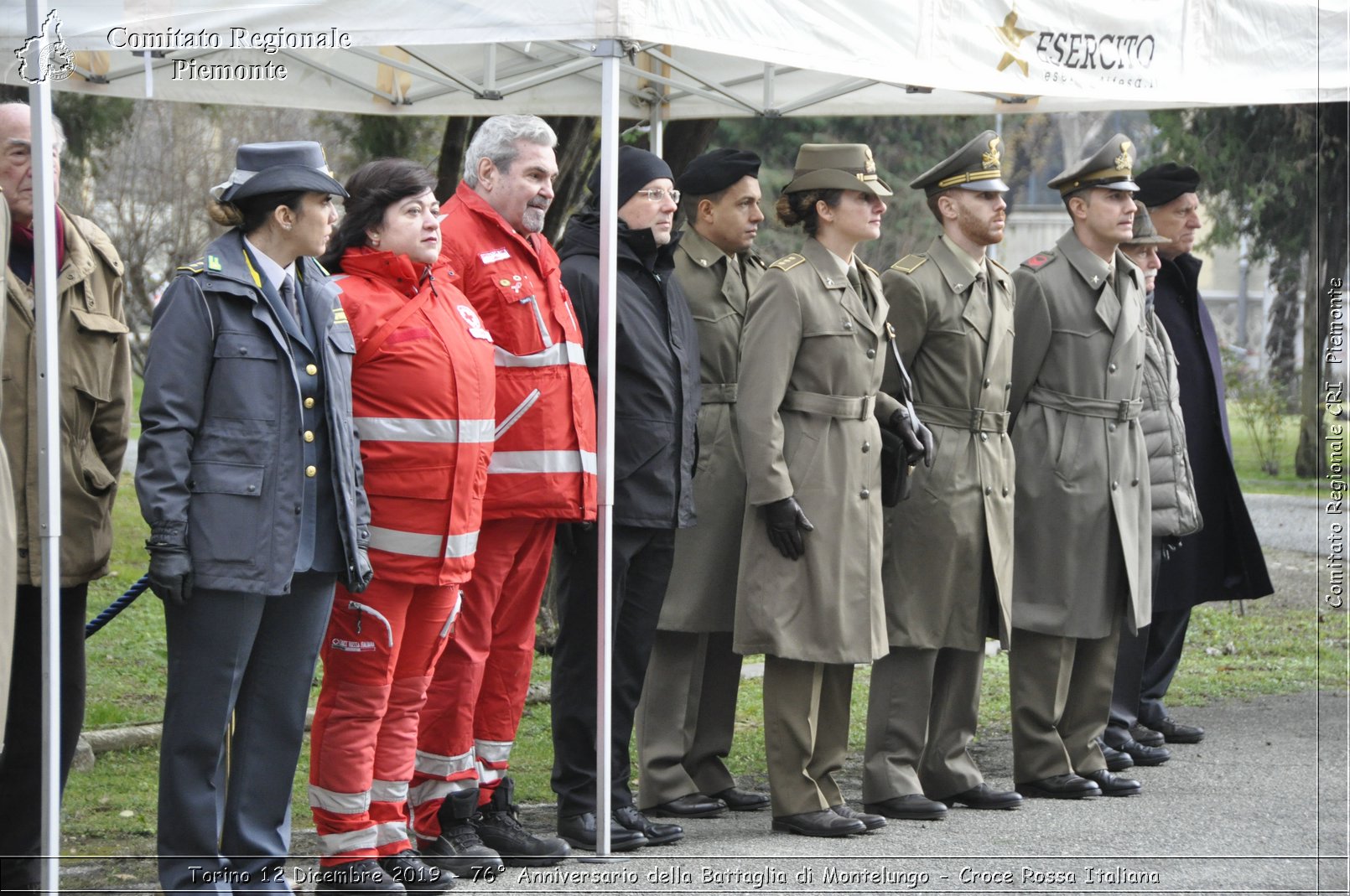 Torino 12 Dicembre 2019 - 76 Anniversario della Battaglia di Montelungo - Croce Rossa Italiana