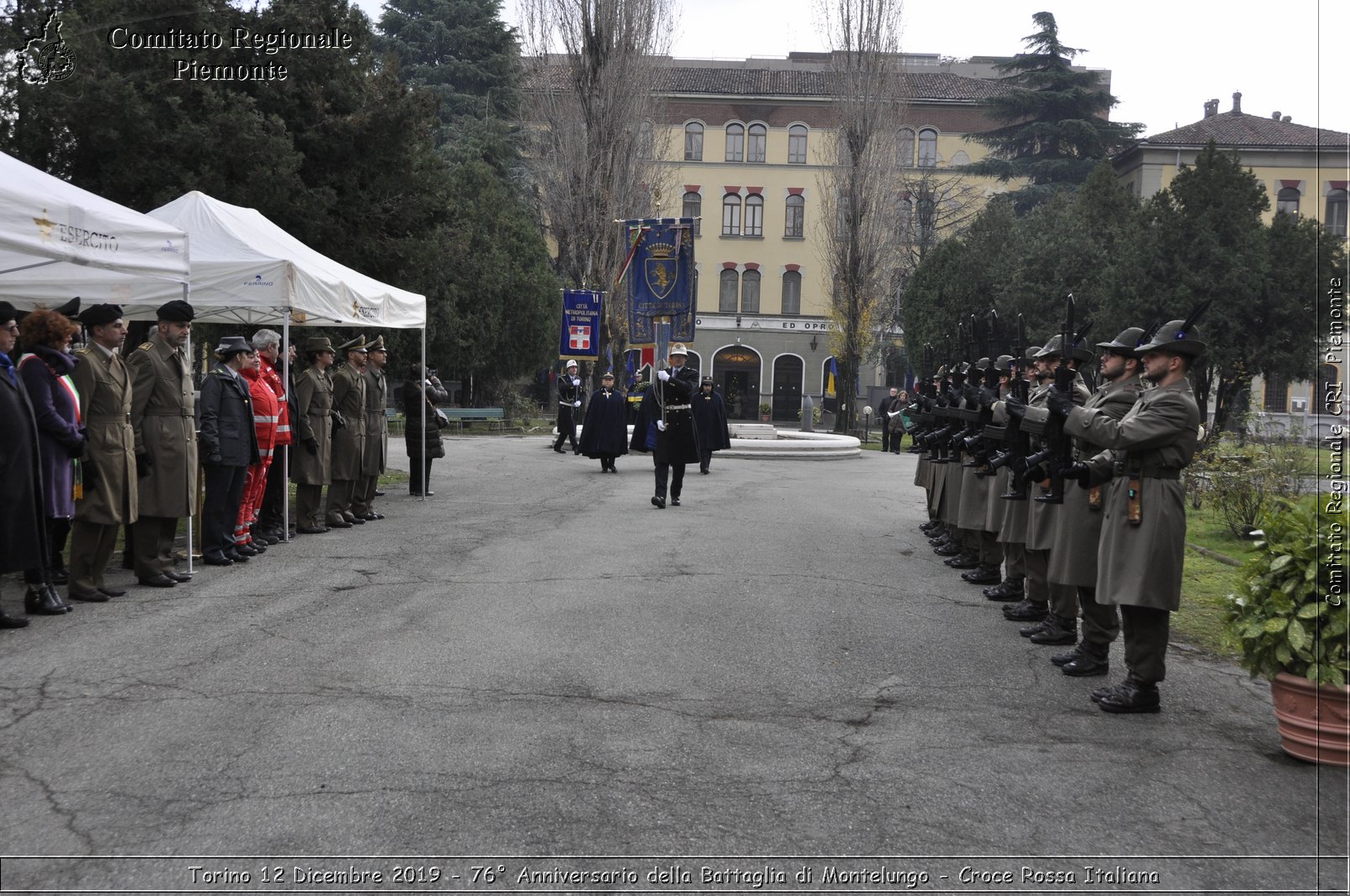 Torino 12 Dicembre 2019 - 76 Anniversario della Battaglia di Montelungo - Croce Rossa Italiana