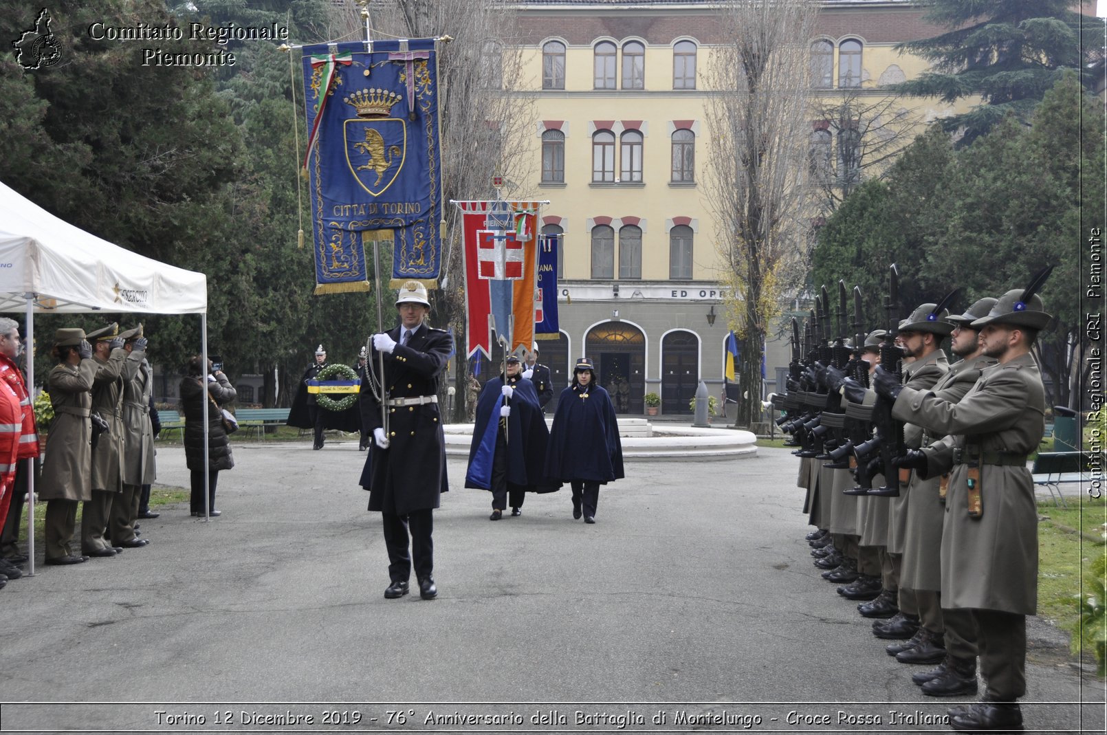 Torino 12 Dicembre 2019 - 76 Anniversario della Battaglia di Montelungo - Croce Rossa Italiana