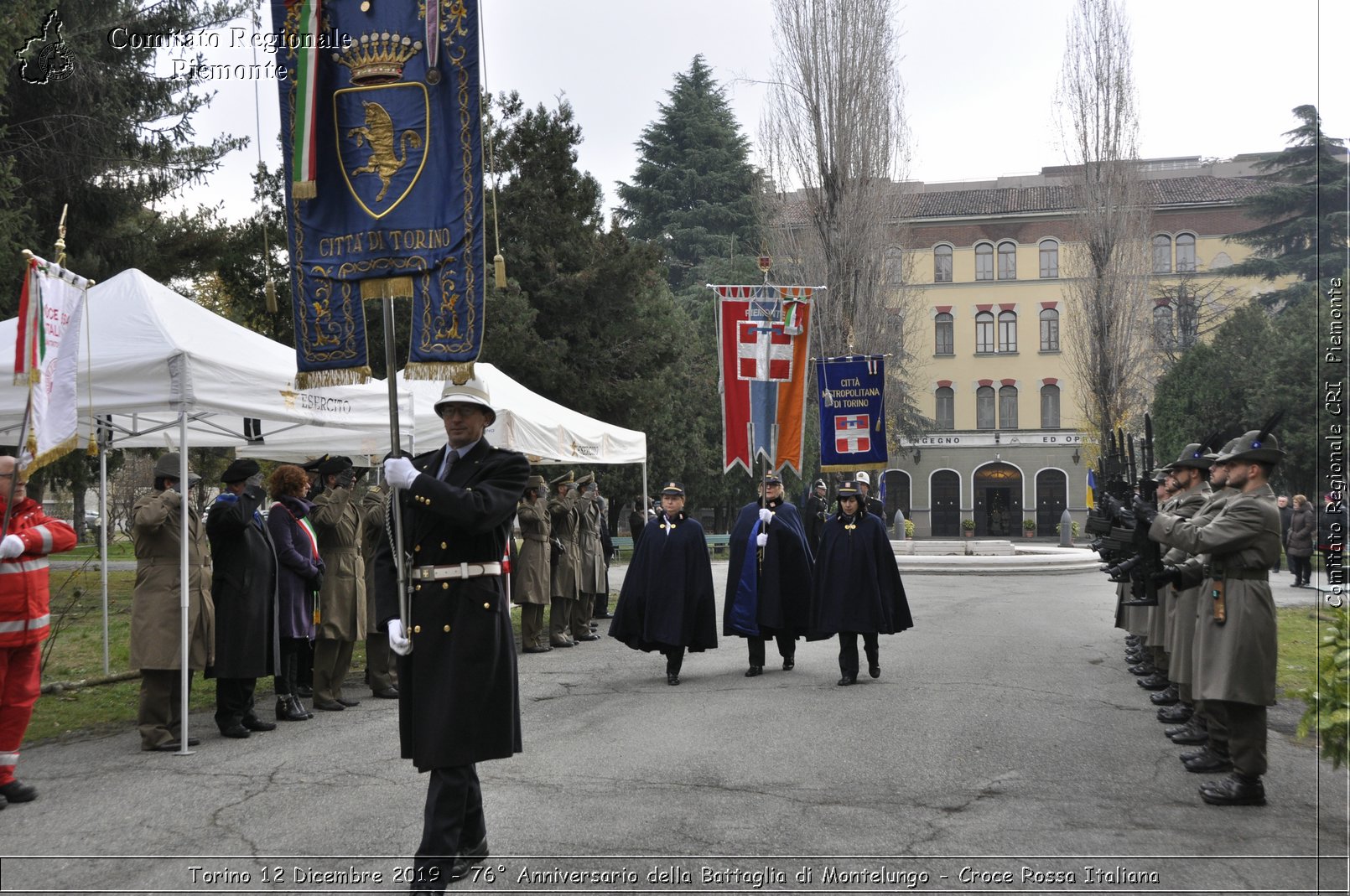 Torino 12 Dicembre 2019 - 76 Anniversario della Battaglia di Montelungo - Croce Rossa Italiana