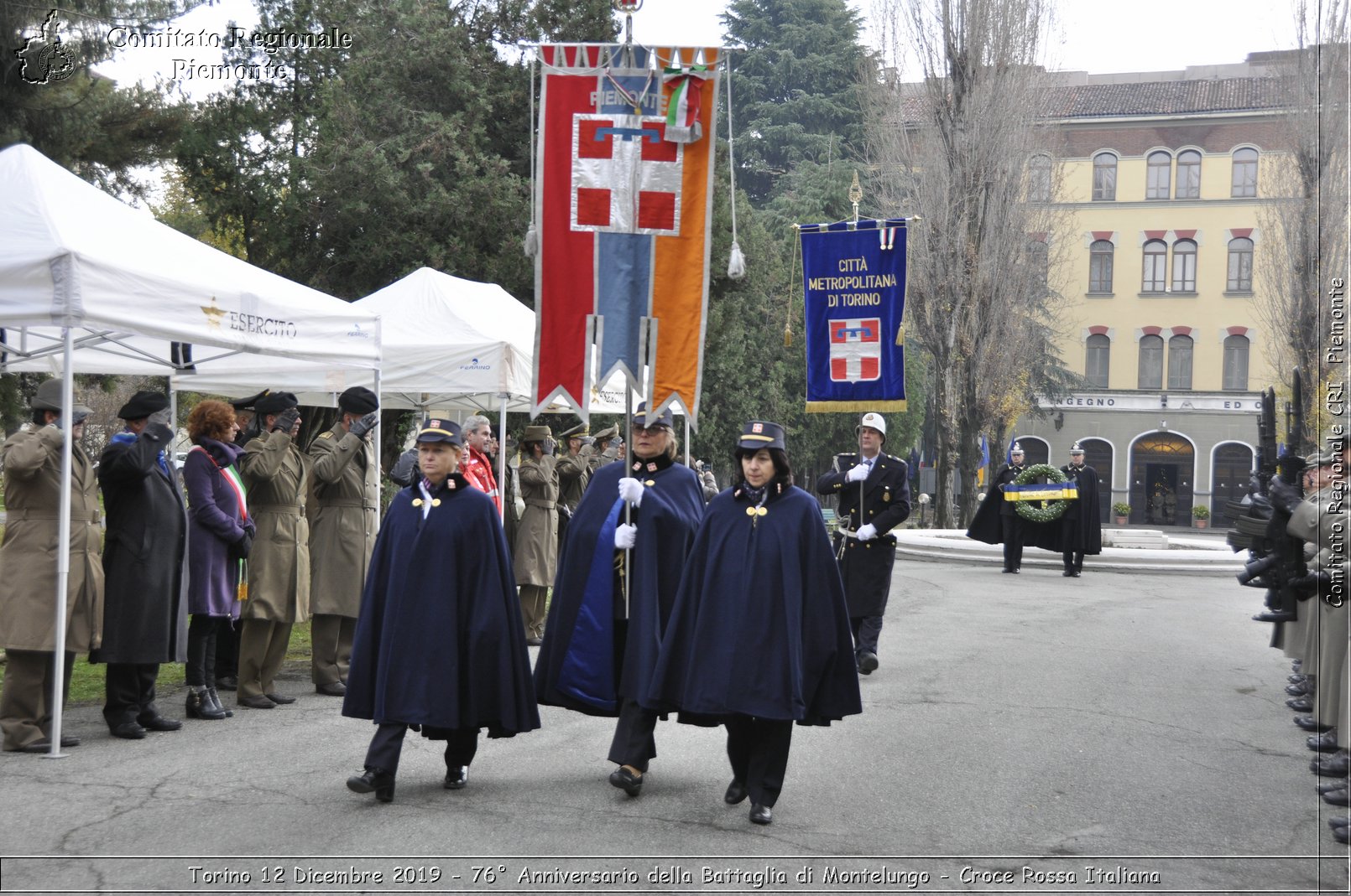 Torino 12 Dicembre 2019 - 76 Anniversario della Battaglia di Montelungo - Croce Rossa Italiana