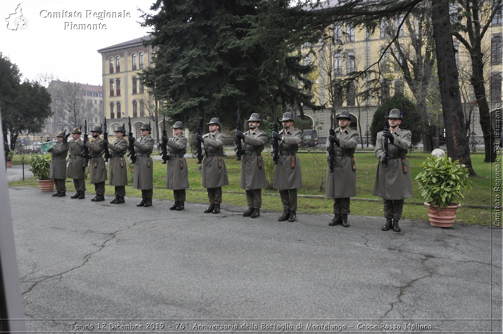 Torino 12 Dicembre 2019 - 76 Anniversario della Battaglia di Montelungo - Croce Rossa Italiana