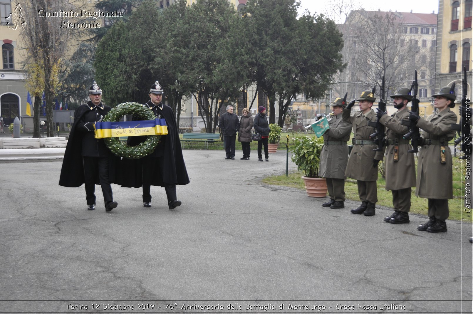 Torino 12 Dicembre 2019 - 76 Anniversario della Battaglia di Montelungo - Croce Rossa Italiana