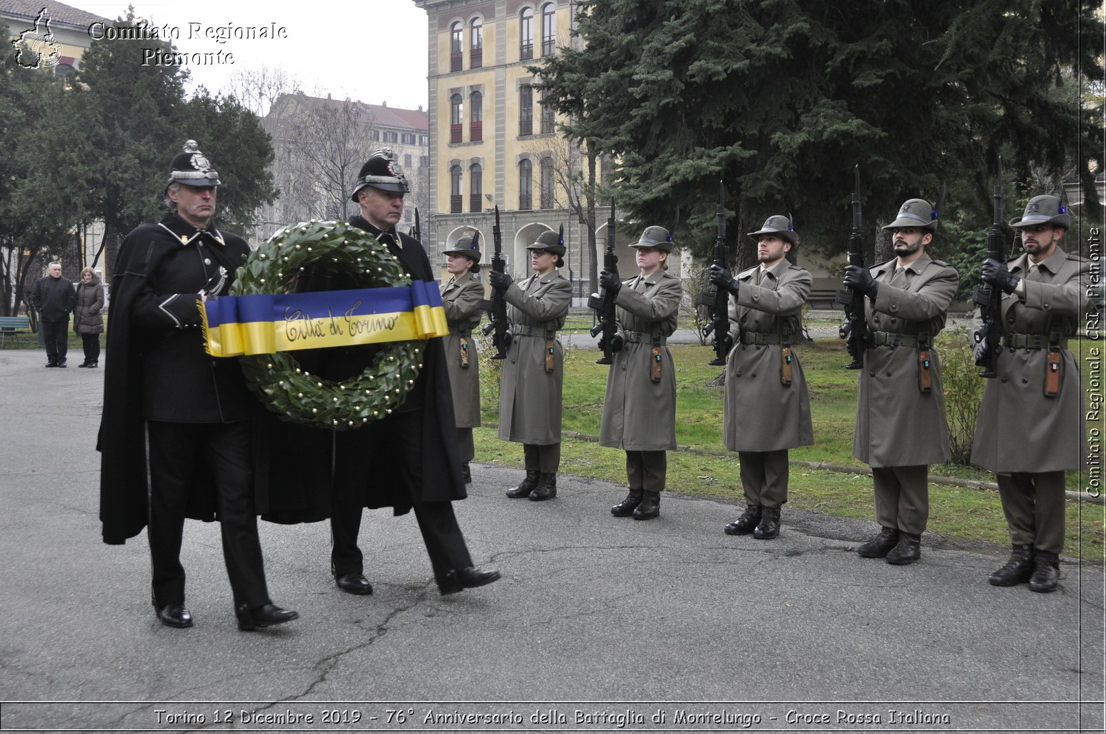 Torino 12 Dicembre 2019 - 76 Anniversario della Battaglia di Montelungo - Croce Rossa Italiana