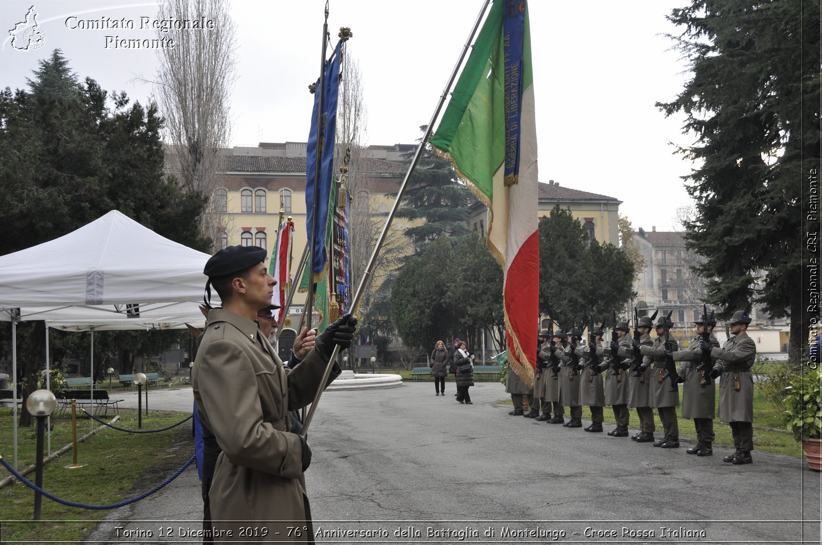 Torino 12 Dicembre 2019 - 76 Anniversario della Battaglia di Montelungo - Croce Rossa Italiana