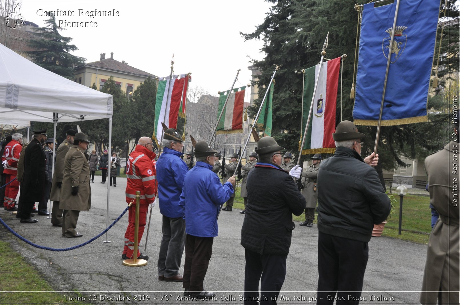 Torino 12 Dicembre 2019 - 76 Anniversario della Battaglia di Montelungo - Croce Rossa Italiana