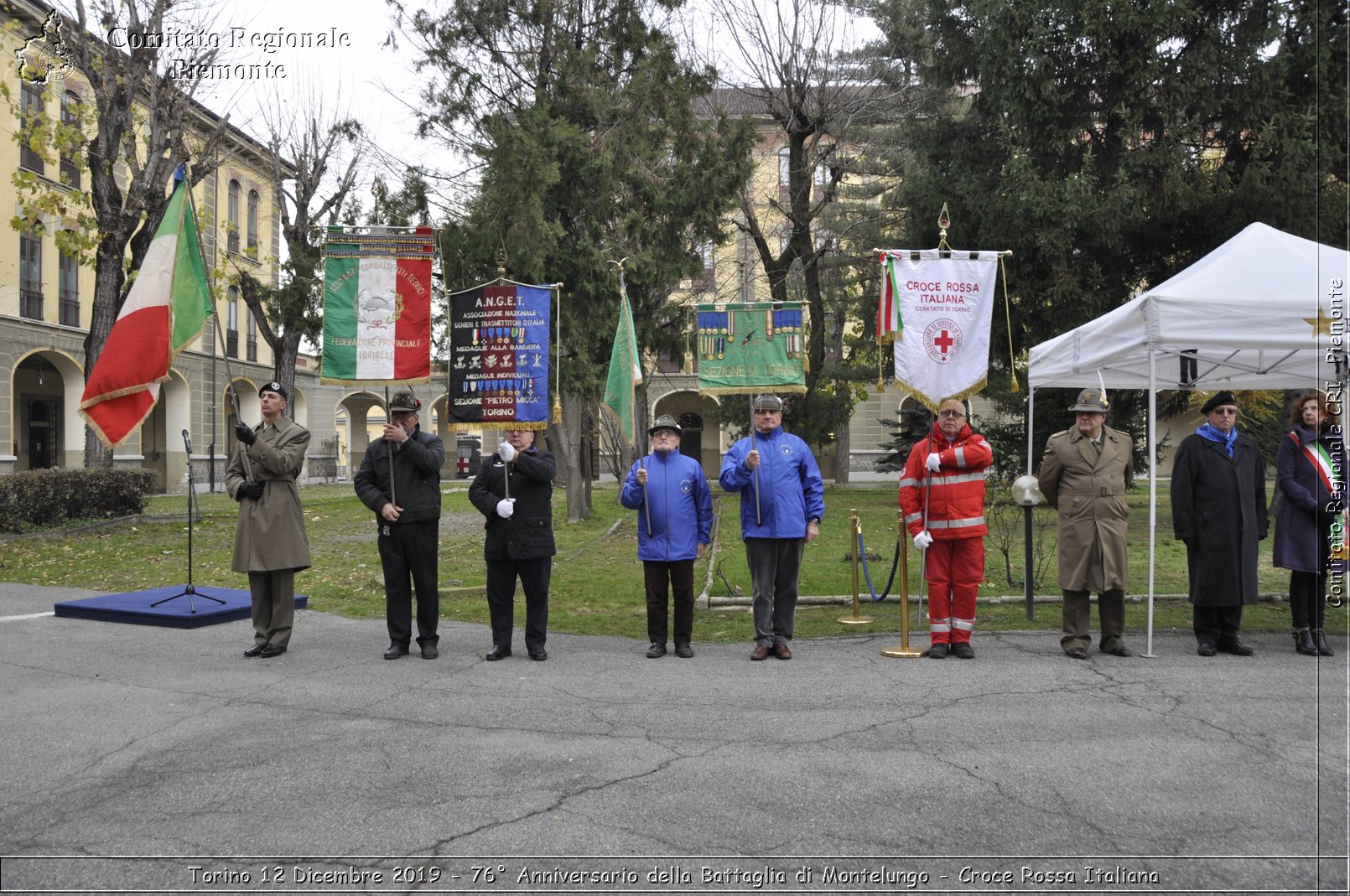 Torino 12 Dicembre 2019 - 76 Anniversario della Battaglia di Montelungo - Croce Rossa Italiana