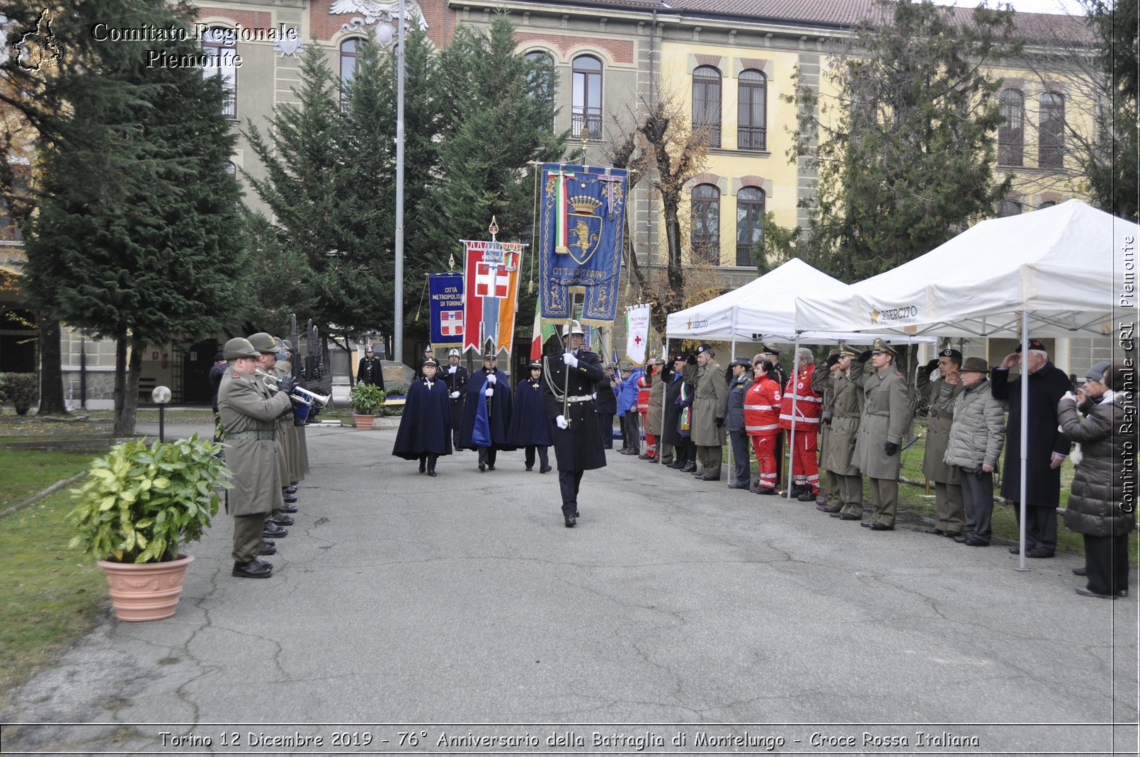 Torino 12 Dicembre 2019 - 76 Anniversario della Battaglia di Montelungo - Croce Rossa Italiana