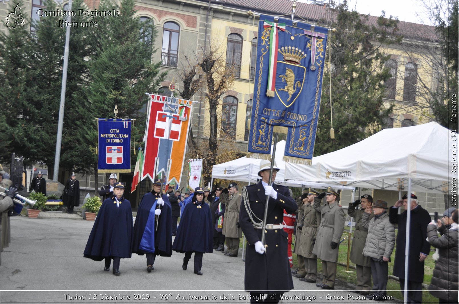 Torino 12 Dicembre 2019 - 76 Anniversario della Battaglia di Montelungo - Croce Rossa Italiana