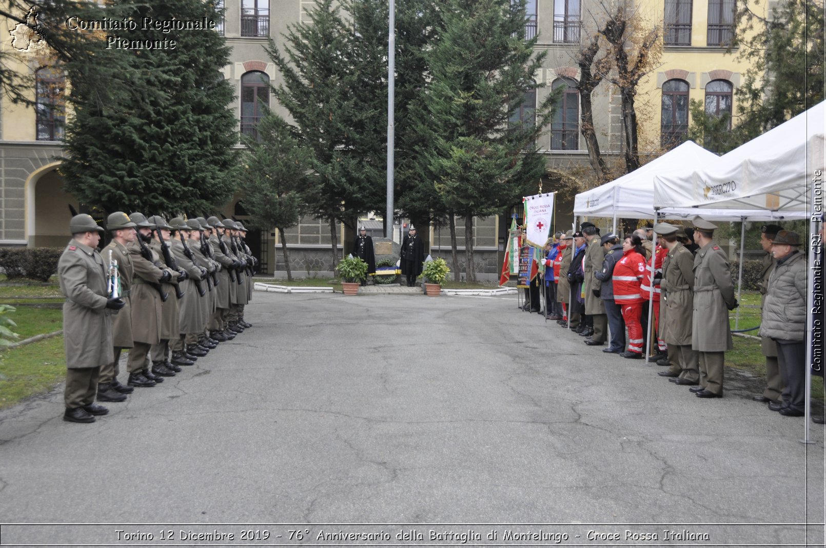 Torino 12 Dicembre 2019 - 76 Anniversario della Battaglia di Montelungo - Croce Rossa Italiana