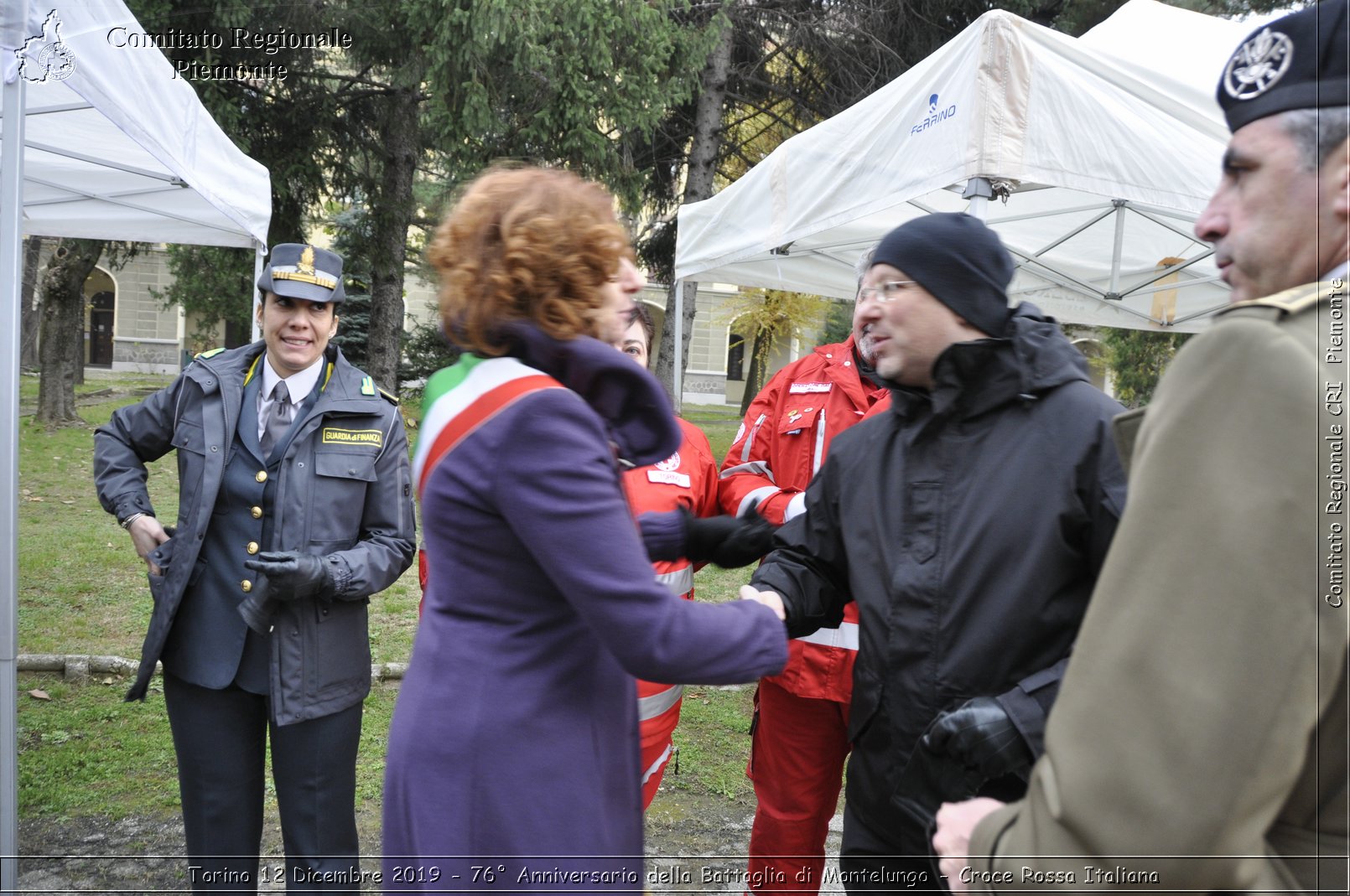 Torino 12 Dicembre 2019 - 76 Anniversario della Battaglia di Montelungo - Croce Rossa Italiana