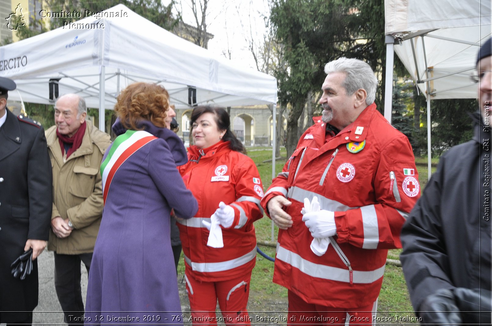 Torino 12 Dicembre 2019 - 76 Anniversario della Battaglia di Montelungo - Croce Rossa Italiana