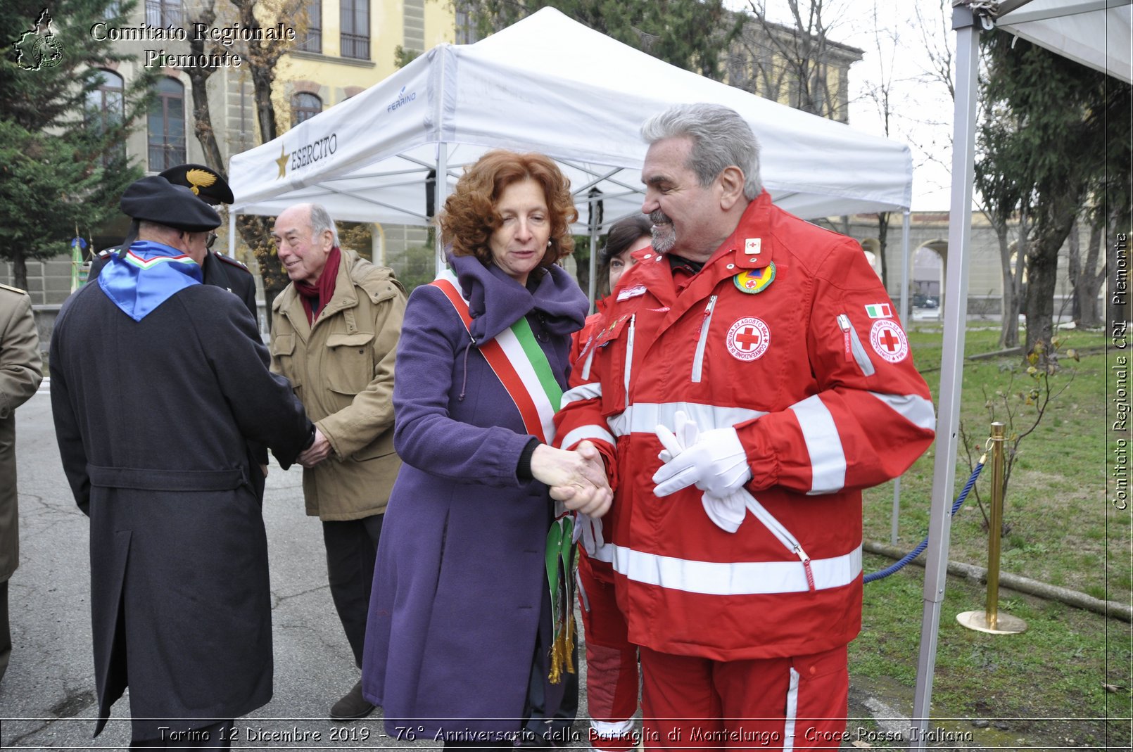 Torino 12 Dicembre 2019 - 76 Anniversario della Battaglia di Montelungo - Croce Rossa Italiana