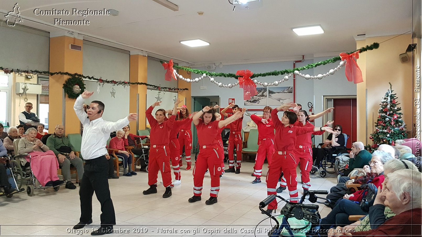 Oleggio 13 Dicembre 2019 - Natale con gli Ospiti dell Casa di Riposo - Croce Rossa Italiana