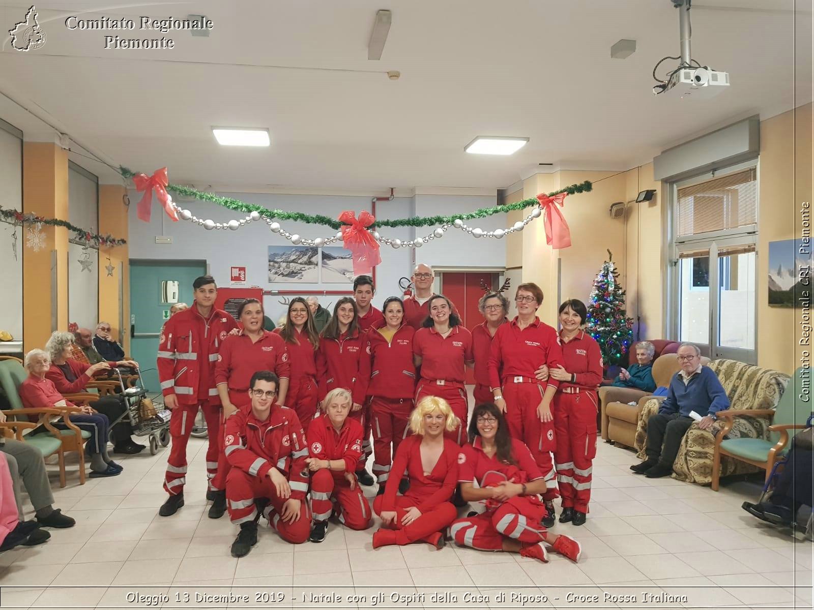 Oleggio 13 Dicembre 2019 - Natale con gli Ospiti dell Casa di Riposo - Croce Rossa Italiana