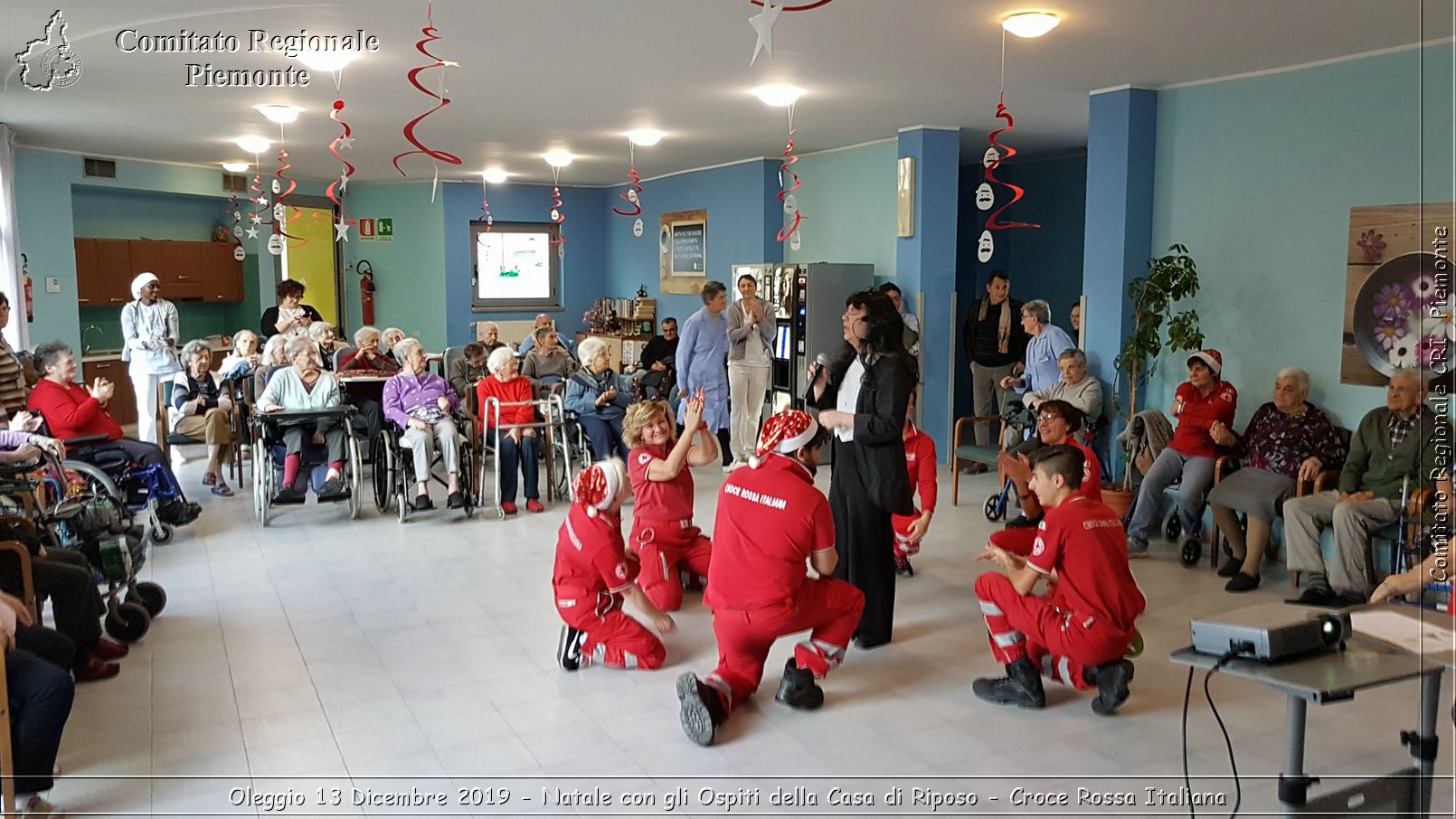 Oleggio 13 Dicembre 2019 - Natale con gli Ospiti dell Casa di Riposo - Croce Rossa Italiana