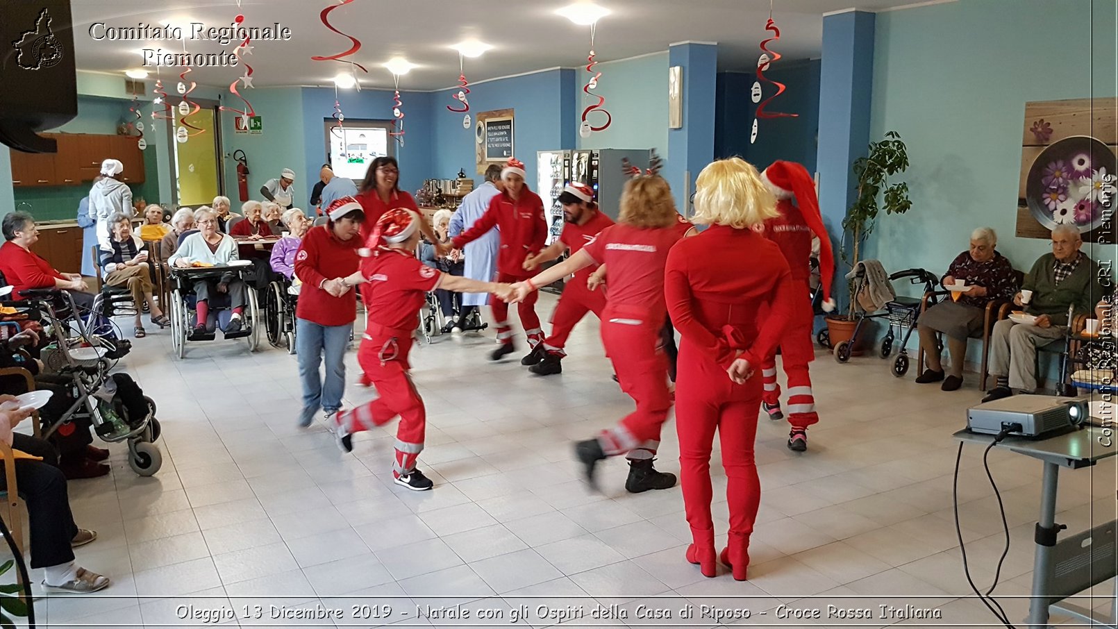 Oleggio 13 Dicembre 2019 - Natale con gli Ospiti dell Casa di Riposo - Croce Rossa Italiana