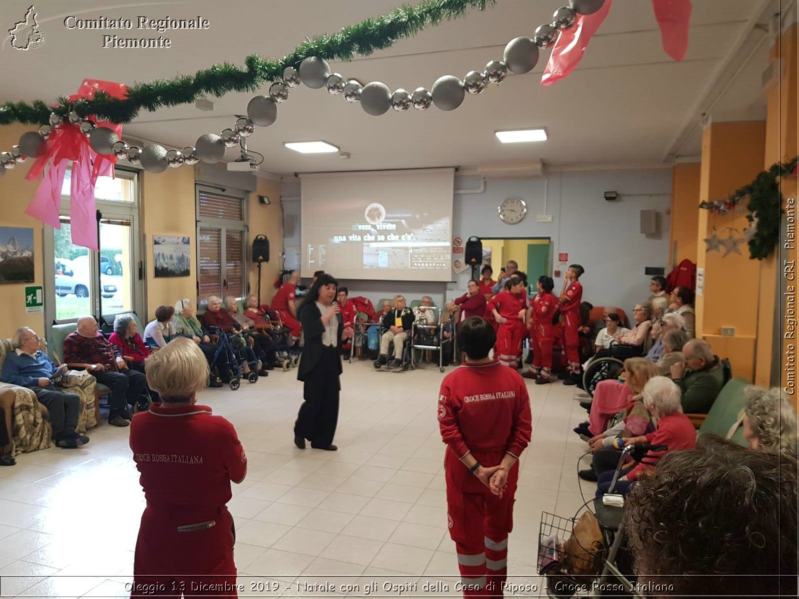Oleggio 13 Dicembre 2019 - Natale con gli Ospiti dell Casa di Riposo - Croce Rossa Italiana