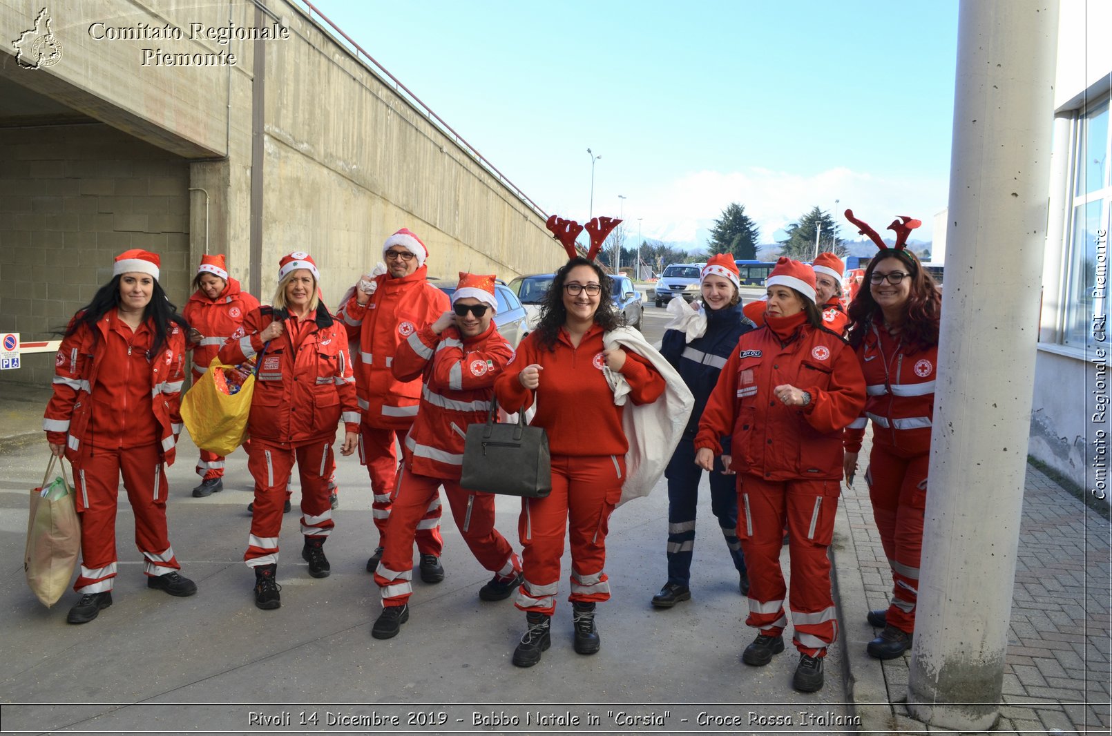 Rivoli 14 Dicembre 2019 - Babbo Natale in "Corsia" - Croce Rossa Italiana