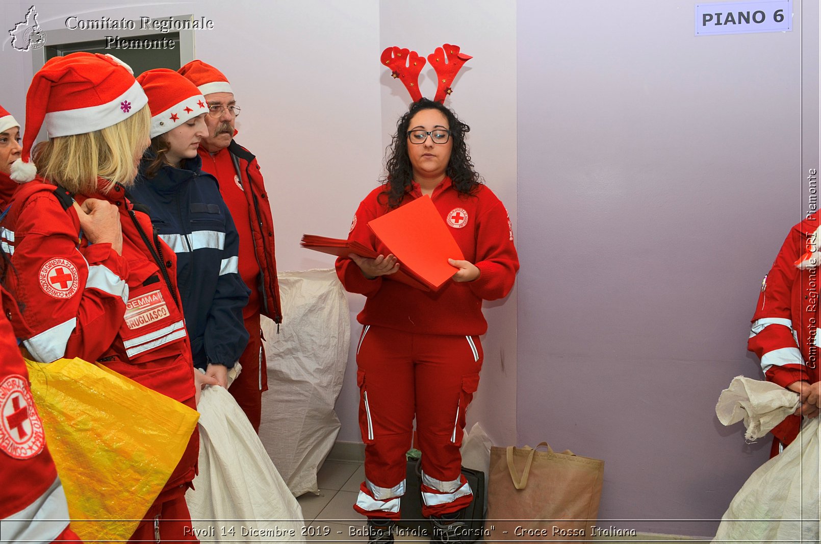 Rivoli 14 Dicembre 2019 - Babbo Natale in "Corsia" - Croce Rossa Italiana