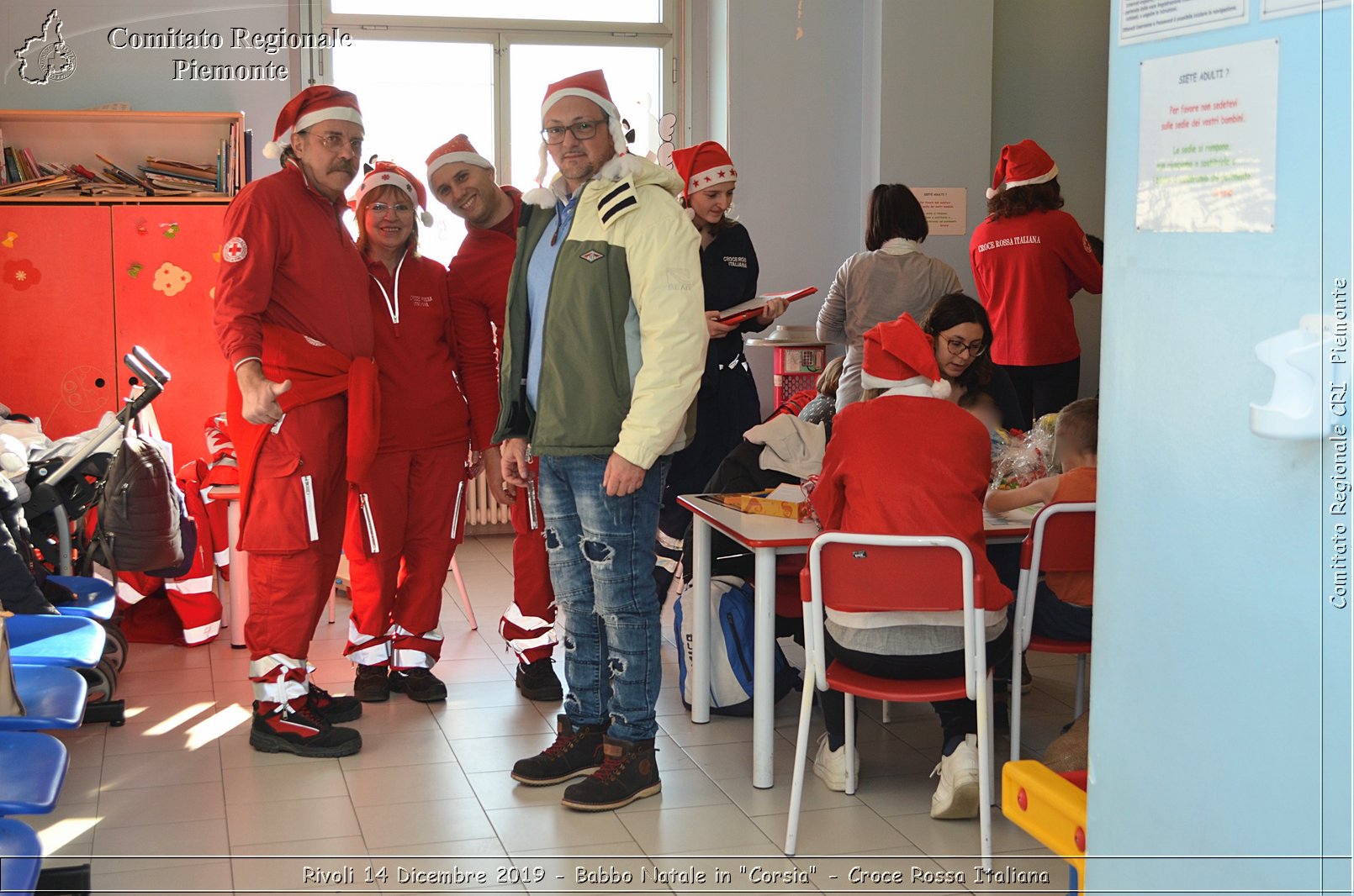 Rivoli 14 Dicembre 2019 - Babbo Natale in "Corsia" - Croce Rossa Italiana