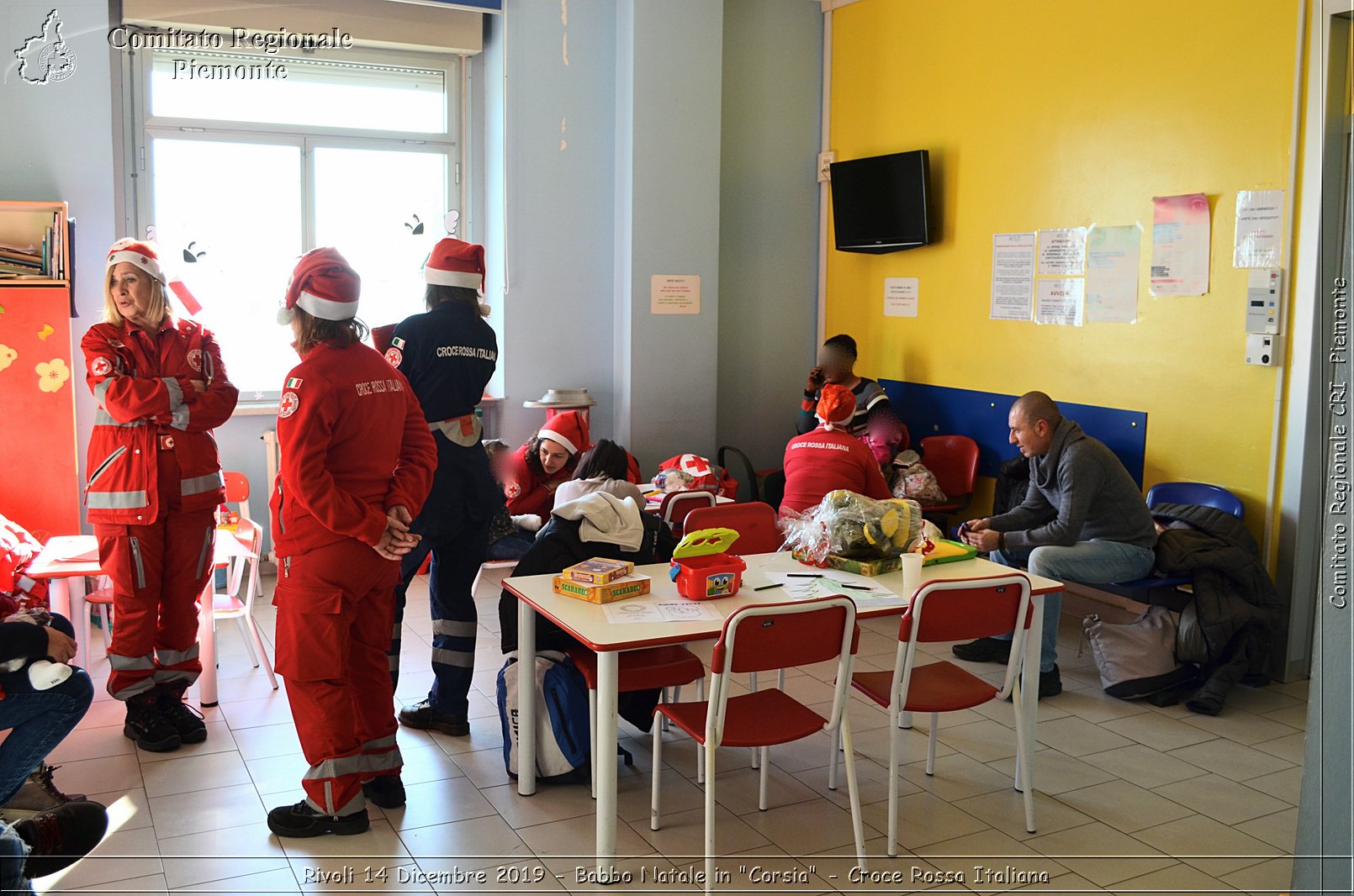 Rivoli 14 Dicembre 2019 - Babbo Natale in "Corsia" - Croce Rossa Italiana