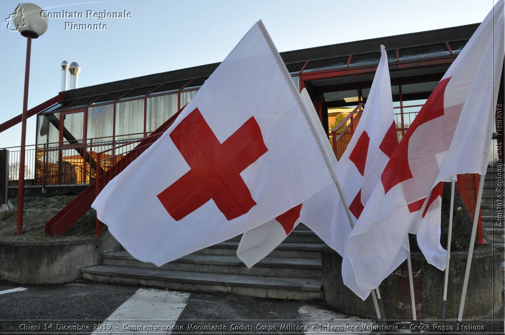 Chieri 14 Dicembre 2019 - Commemorazione Monumento Caduti Corpo Militare e Infermiere Volontarie - Croce Rossa Italiana