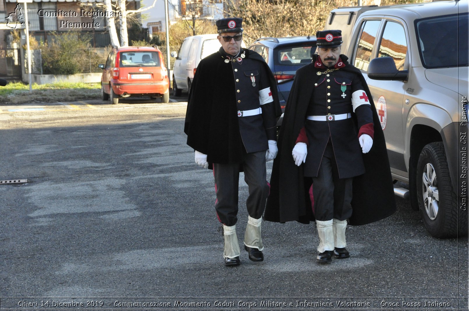 Chieri 14 Dicembre 2019 - Commemorazione Monumento Caduti Corpo Militare e Infermiere Volontarie - Croce Rossa Italiana