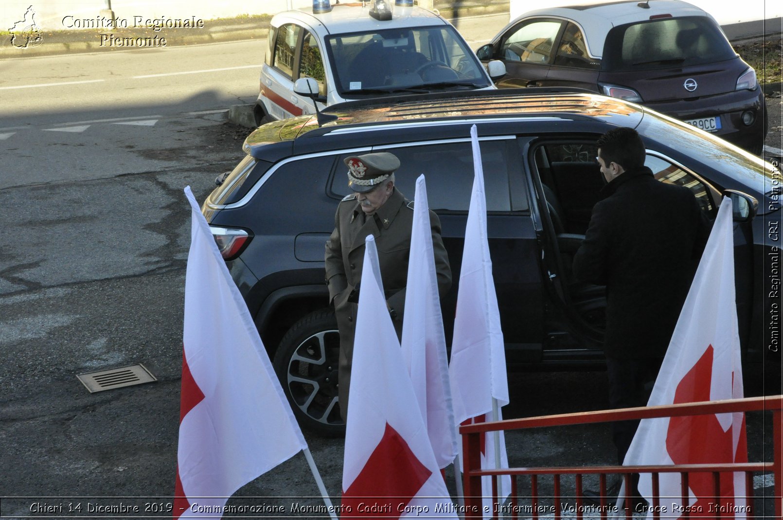 Chieri 14 Dicembre 2019 - Commemorazione Monumento Caduti Corpo Militare e Infermiere Volontarie - Croce Rossa Italiana