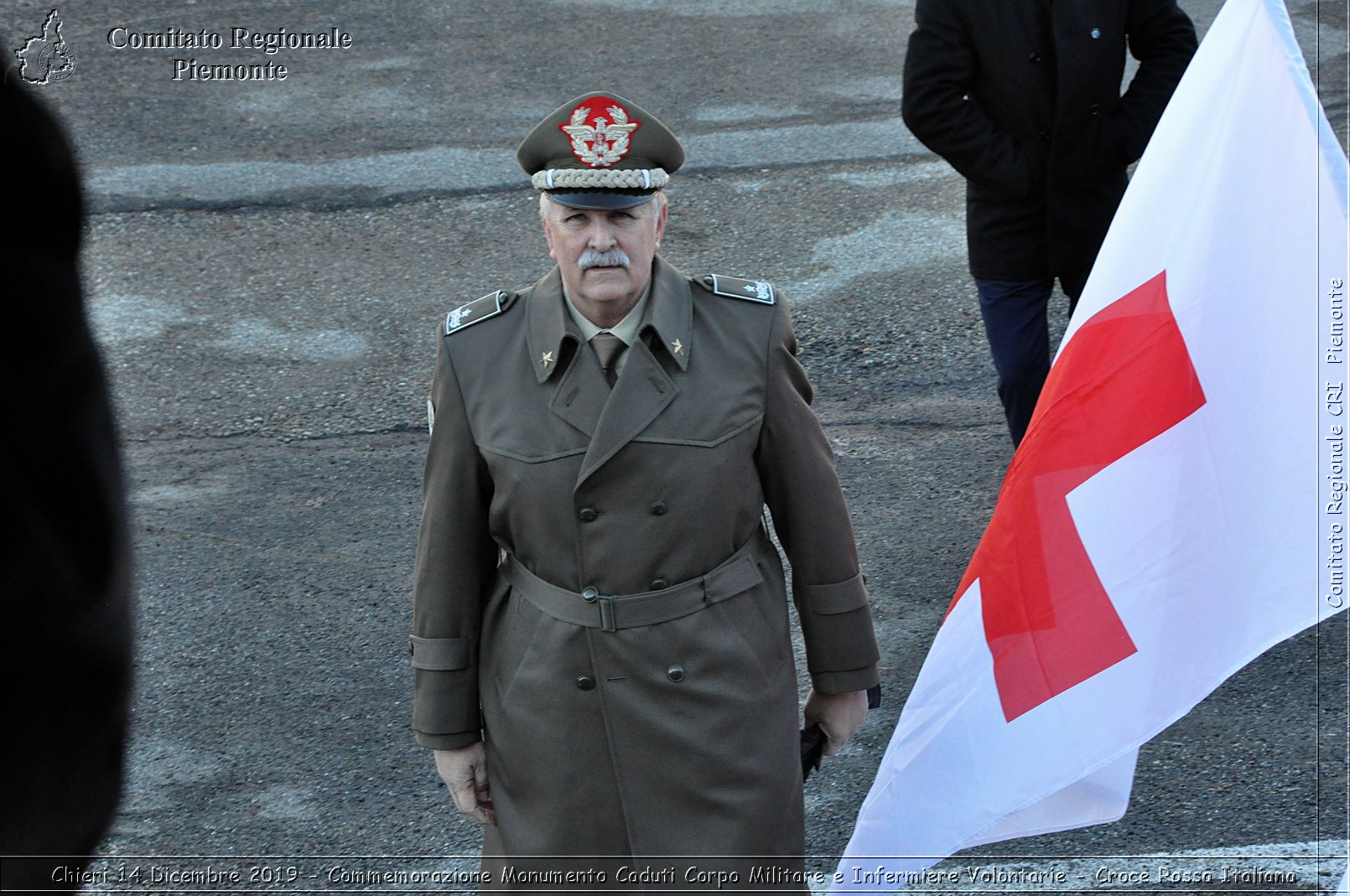 Chieri 14 Dicembre 2019 - Commemorazione Monumento Caduti Corpo Militare e Infermiere Volontarie - Croce Rossa Italiana