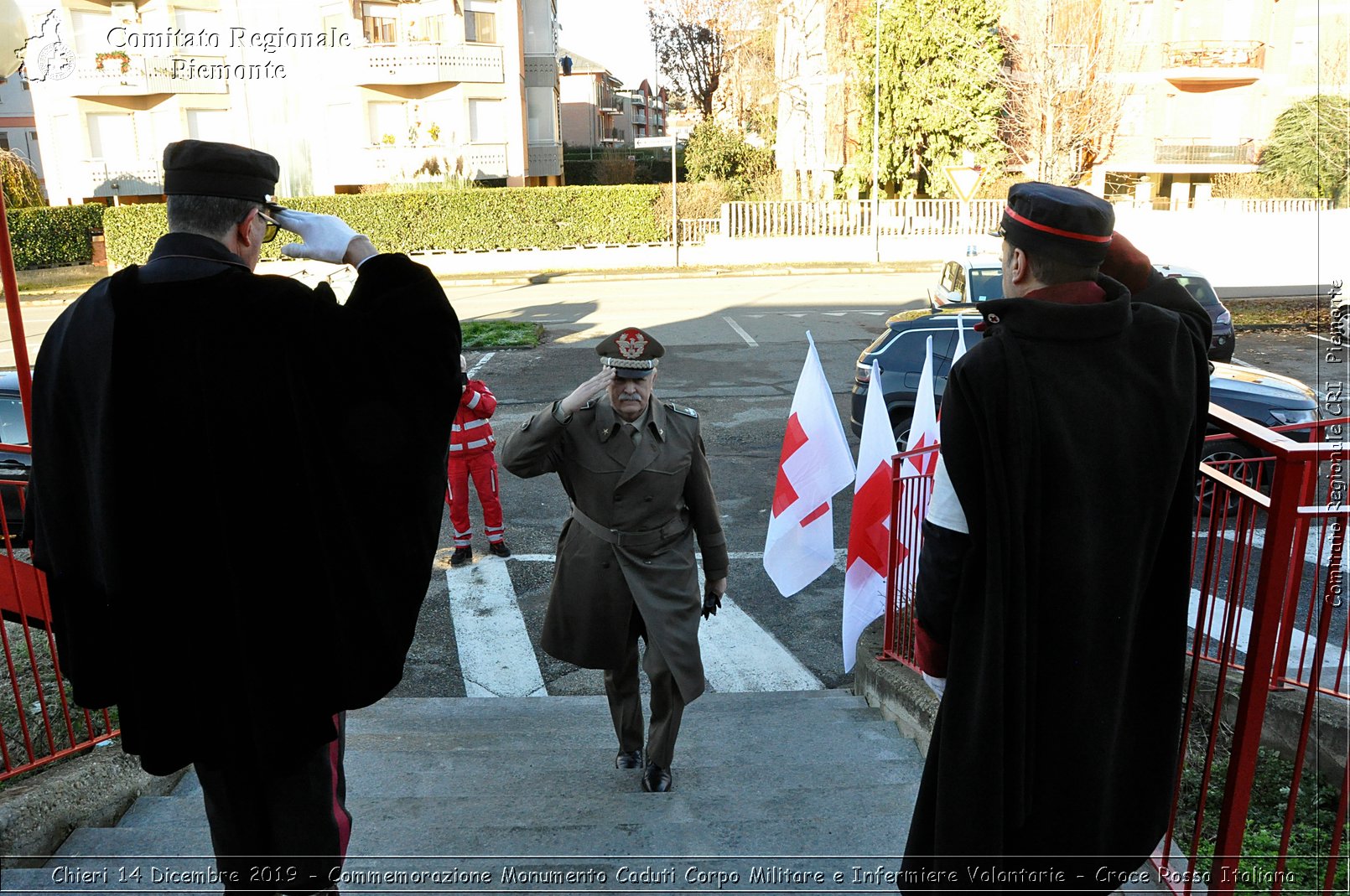 Chieri 14 Dicembre 2019 - Commemorazione Monumento Caduti Corpo Militare e Infermiere Volontarie - Croce Rossa Italiana