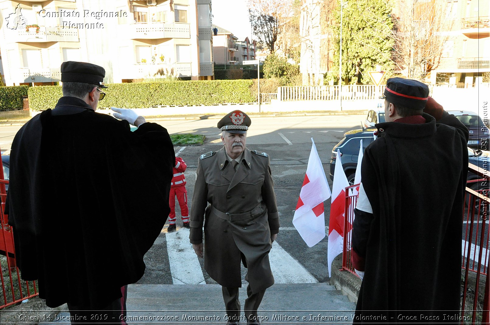 Chieri 14 Dicembre 2019 - Commemorazione Monumento Caduti Corpo Militare e Infermiere Volontarie - Croce Rossa Italiana