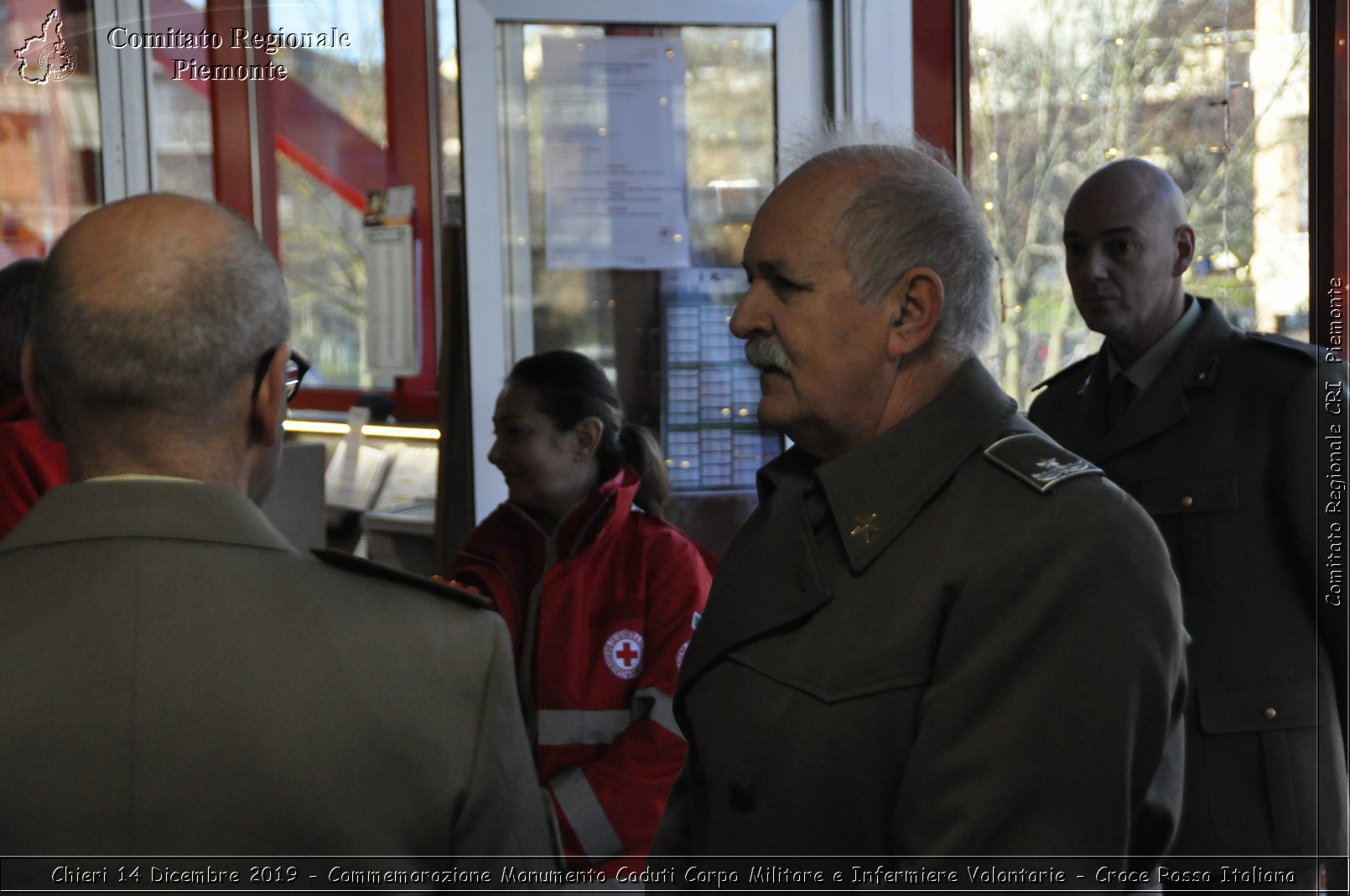 Chieri 14 Dicembre 2019 - Commemorazione Monumento Caduti Corpo Militare e Infermiere Volontarie - Croce Rossa Italiana