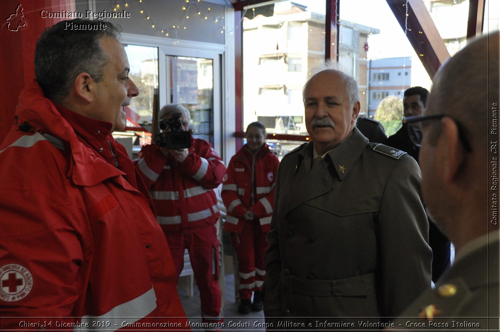 Chieri 14 Dicembre 2019 - Commemorazione Monumento Caduti Corpo Militare e Infermiere Volontarie - Croce Rossa Italiana