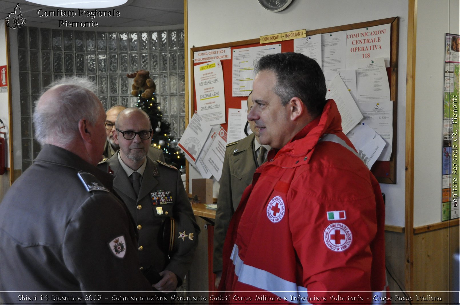 Chieri 14 Dicembre 2019 - Commemorazione Monumento Caduti Corpo Militare e Infermiere Volontarie - Croce Rossa Italiana