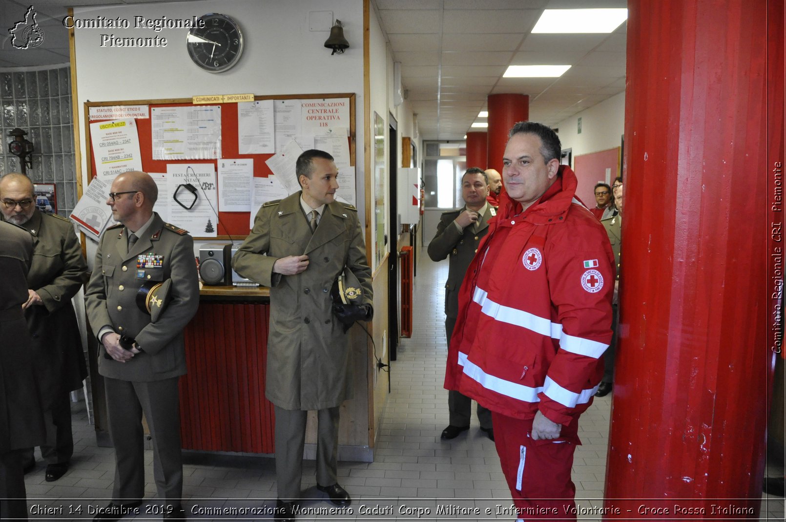 Chieri 14 Dicembre 2019 - Commemorazione Monumento Caduti Corpo Militare e Infermiere Volontarie - Croce Rossa Italiana