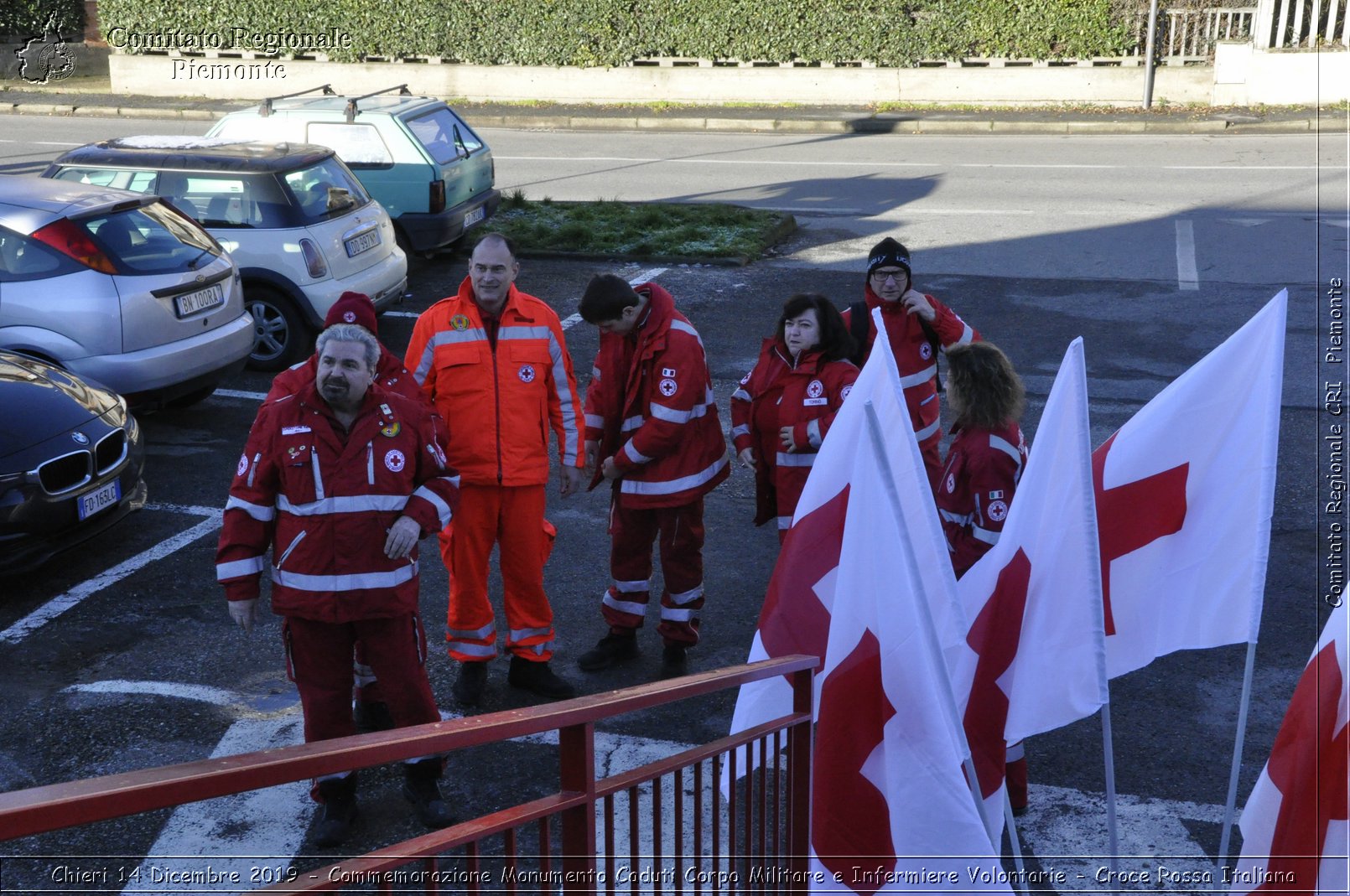 Chieri 14 Dicembre 2019 - Commemorazione Monumento Caduti Corpo Militare e Infermiere Volontarie - Croce Rossa Italiana