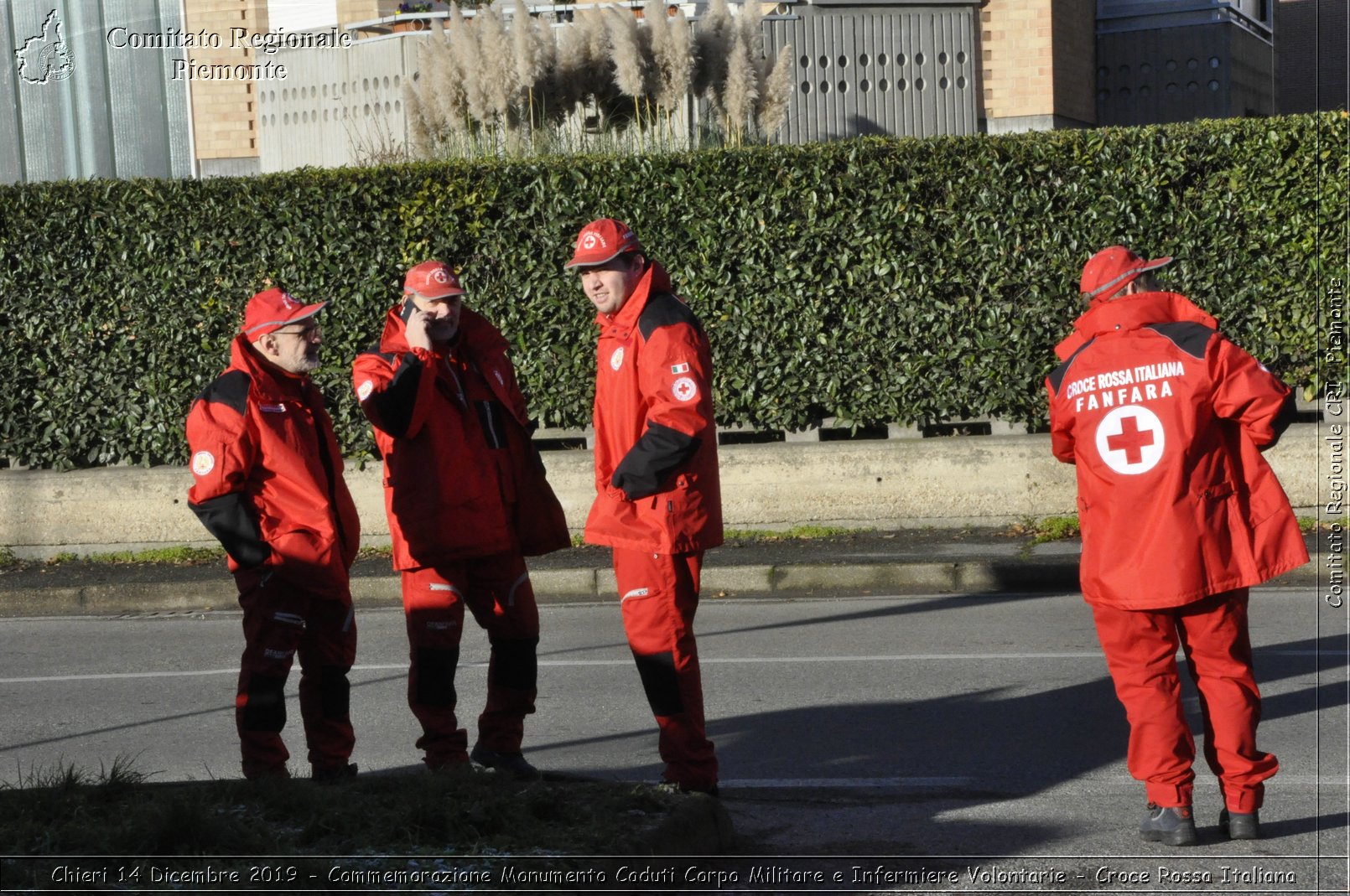 Chieri 14 Dicembre 2019 - Commemorazione Monumento Caduti Corpo Militare e Infermiere Volontarie - Croce Rossa Italiana