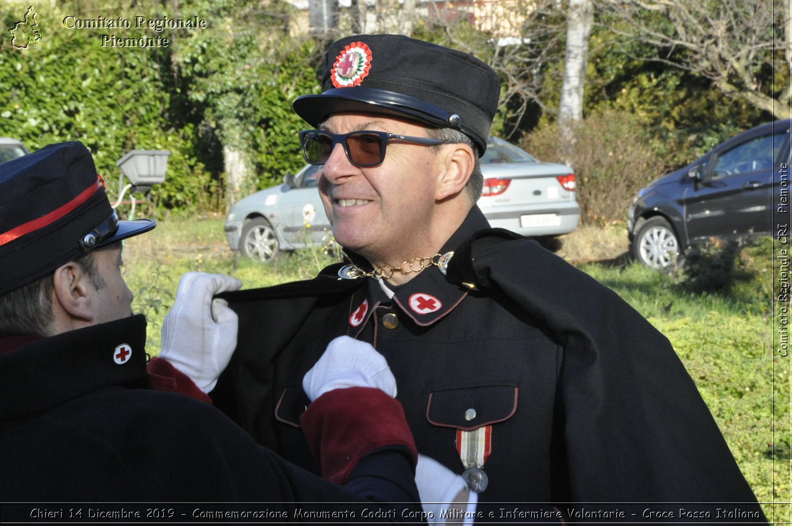 Chieri 14 Dicembre 2019 - Commemorazione Monumento Caduti Corpo Militare e Infermiere Volontarie - Croce Rossa Italiana