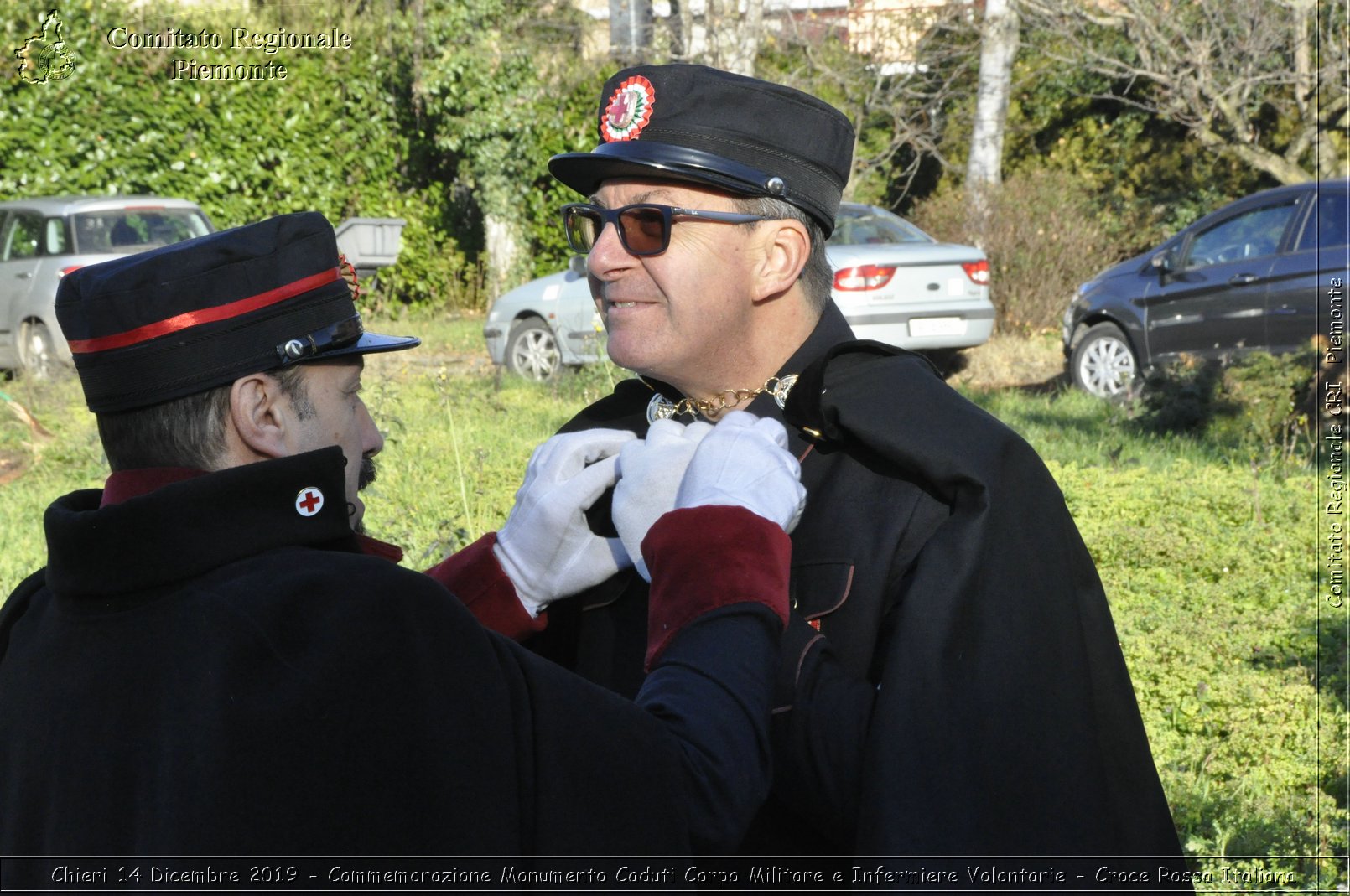 Chieri 14 Dicembre 2019 - Commemorazione Monumento Caduti Corpo Militare e Infermiere Volontarie - Croce Rossa Italiana