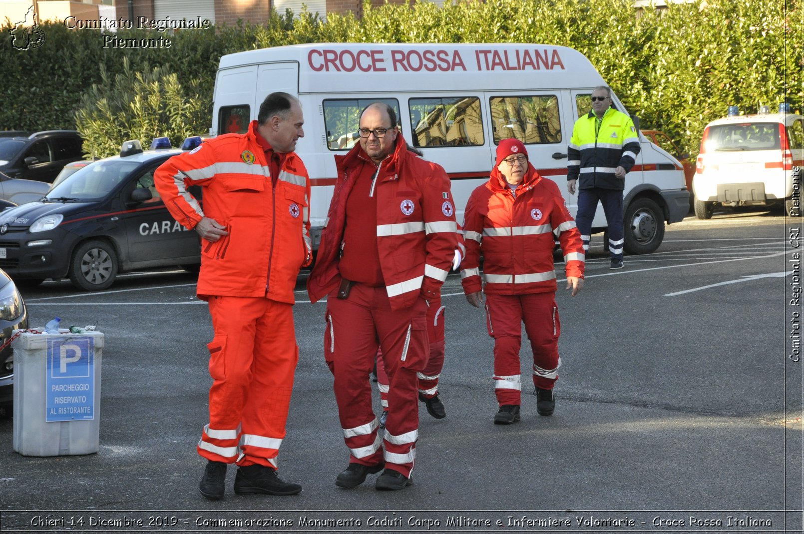 Chieri 14 Dicembre 2019 - Commemorazione Monumento Caduti Corpo Militare e Infermiere Volontarie - Croce Rossa Italiana