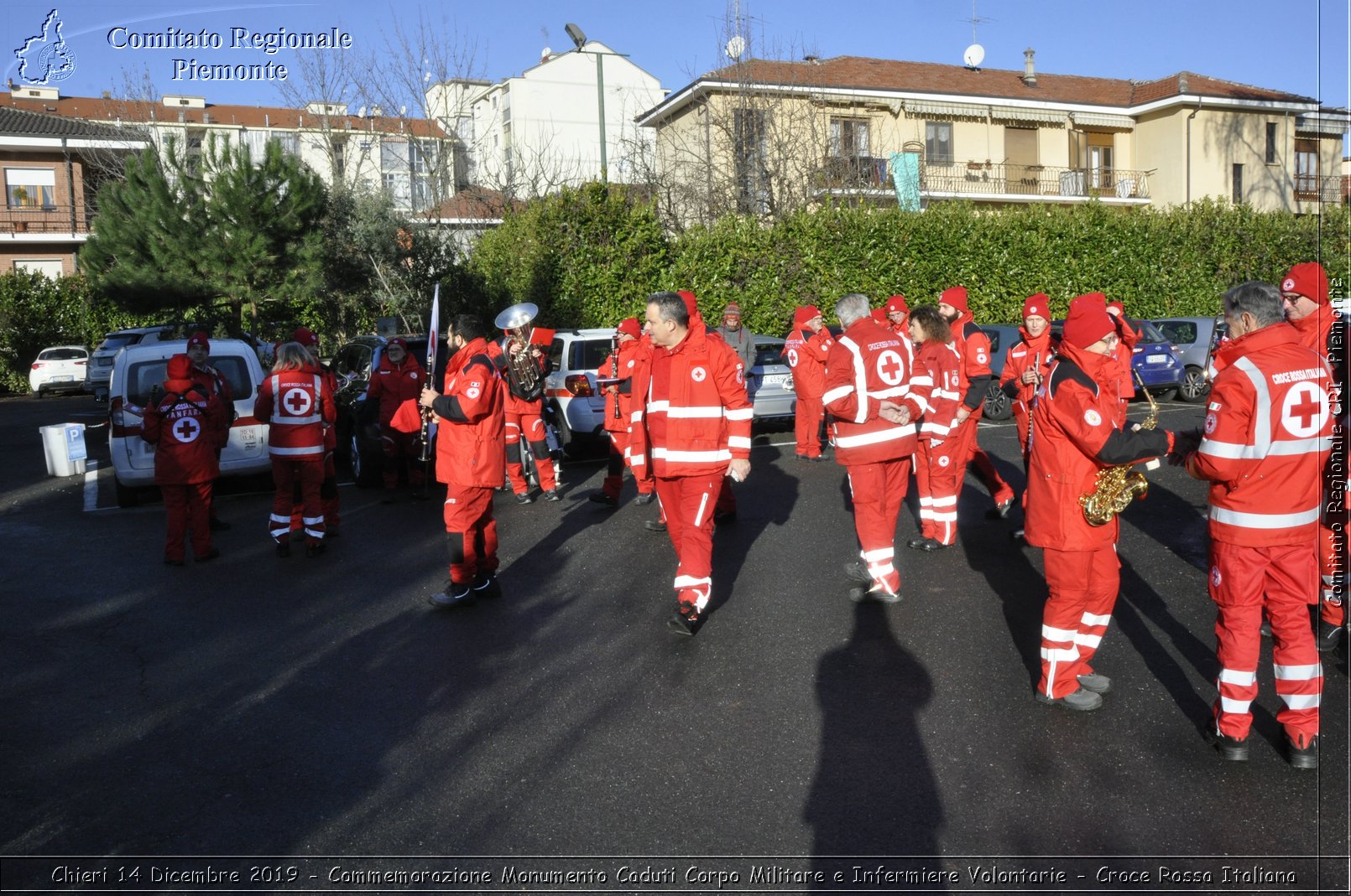 Chieri 14 Dicembre 2019 - Commemorazione Monumento Caduti Corpo Militare e Infermiere Volontarie - Croce Rossa Italiana